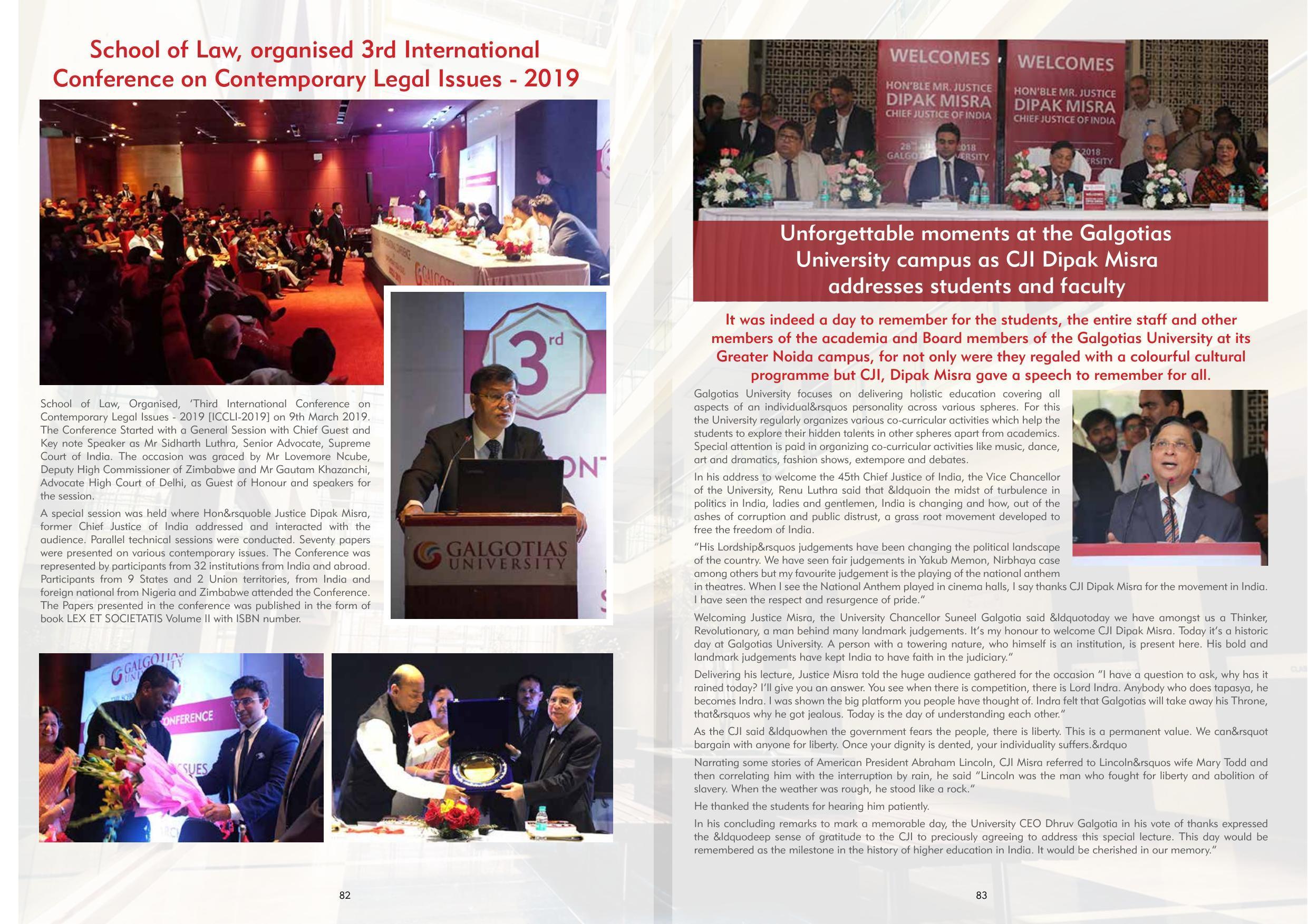 Galgotias University, Gautam Buddh Nagar Non-Engg. Prospectus 2021-22 - Page 63