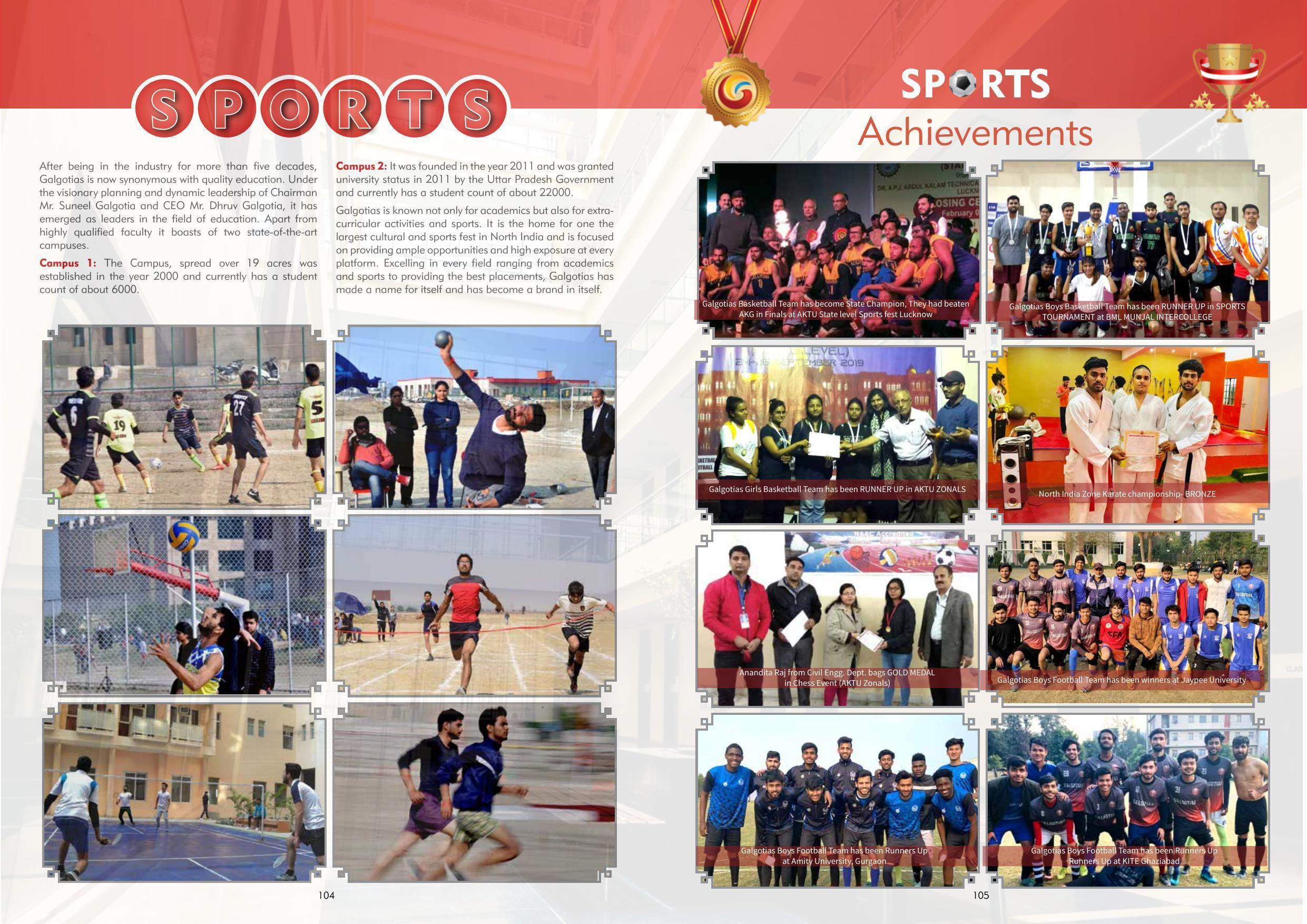 Galgotias University, Gautam Buddh Nagar Non-Engg. Prospectus 2021-22 - Page 74