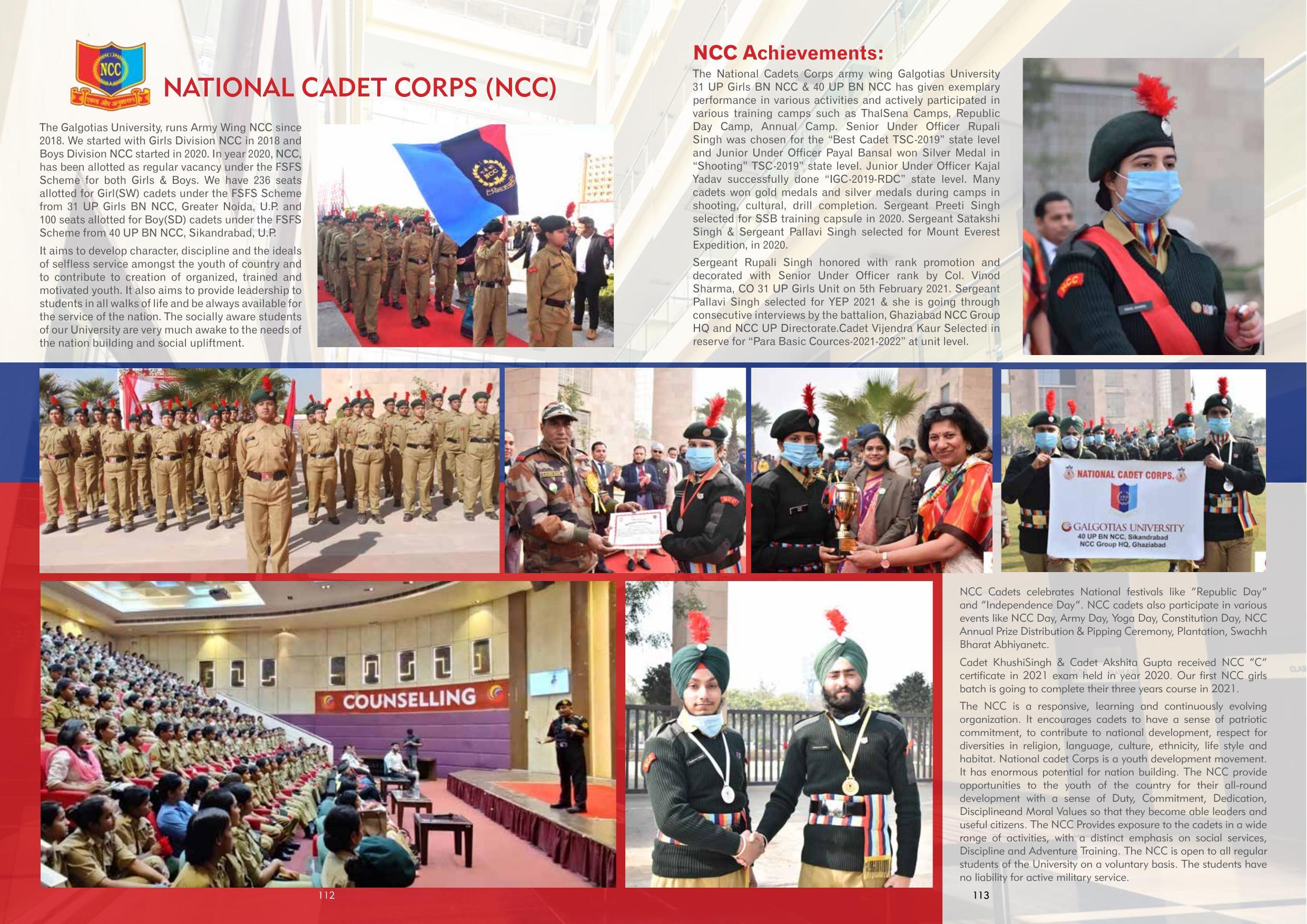 Galgotias University, Gautam Buddh Nagar Non-Engg. Prospectus 2021-22 - Page 78