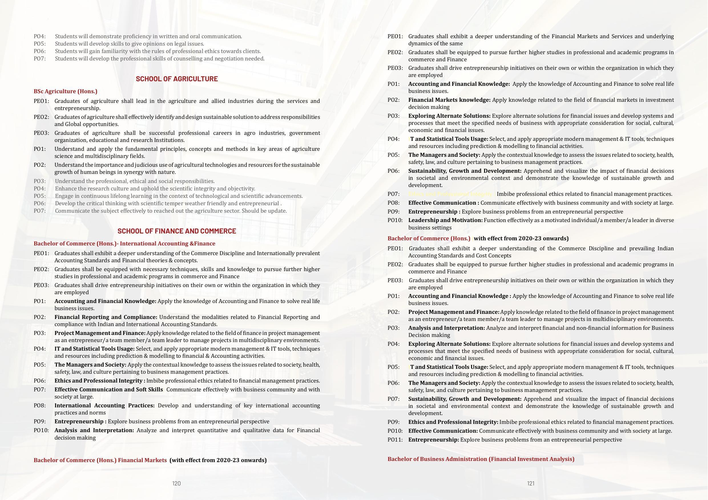 Galgotias University, Gautam Buddh Nagar Non-Engg. Prospectus 2021-22 - Page 82