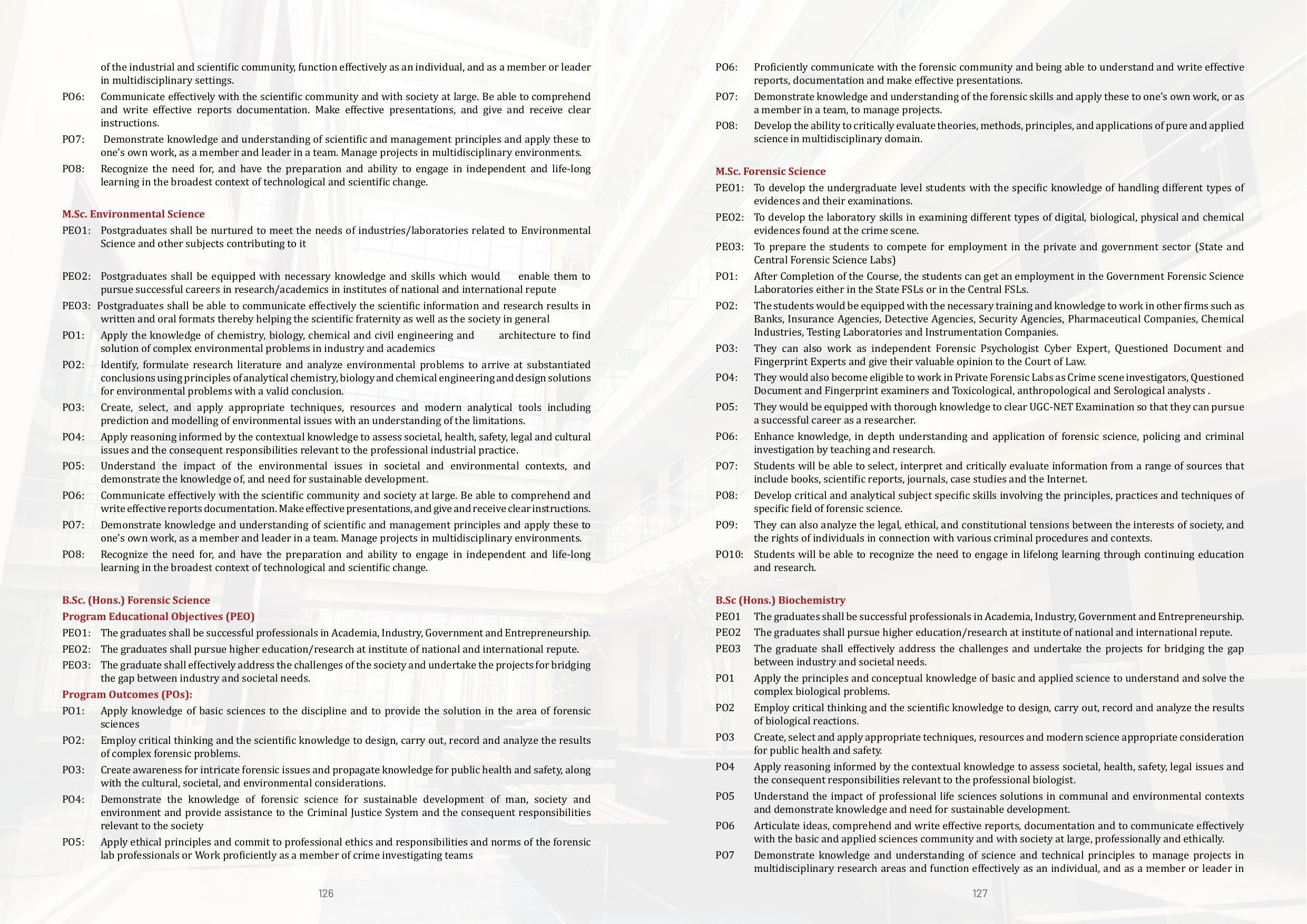 Galgotias University, Gautam Buddh Nagar Non-Engg. Prospectus 2021-22 - Page 85
