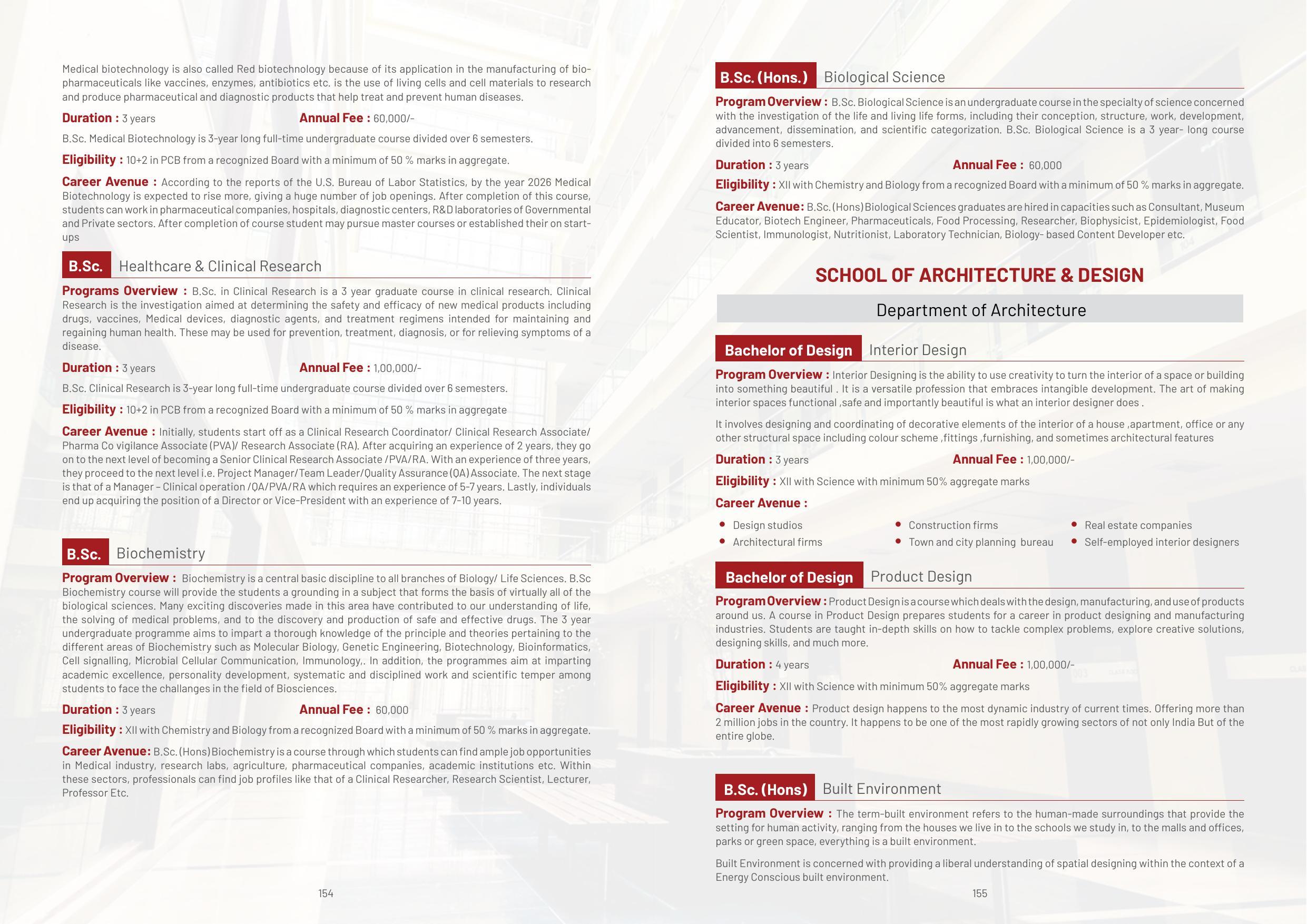 Galgotias University, Gautam Buddh Nagar Non-Engg. Prospectus 2021-22 - Page 99