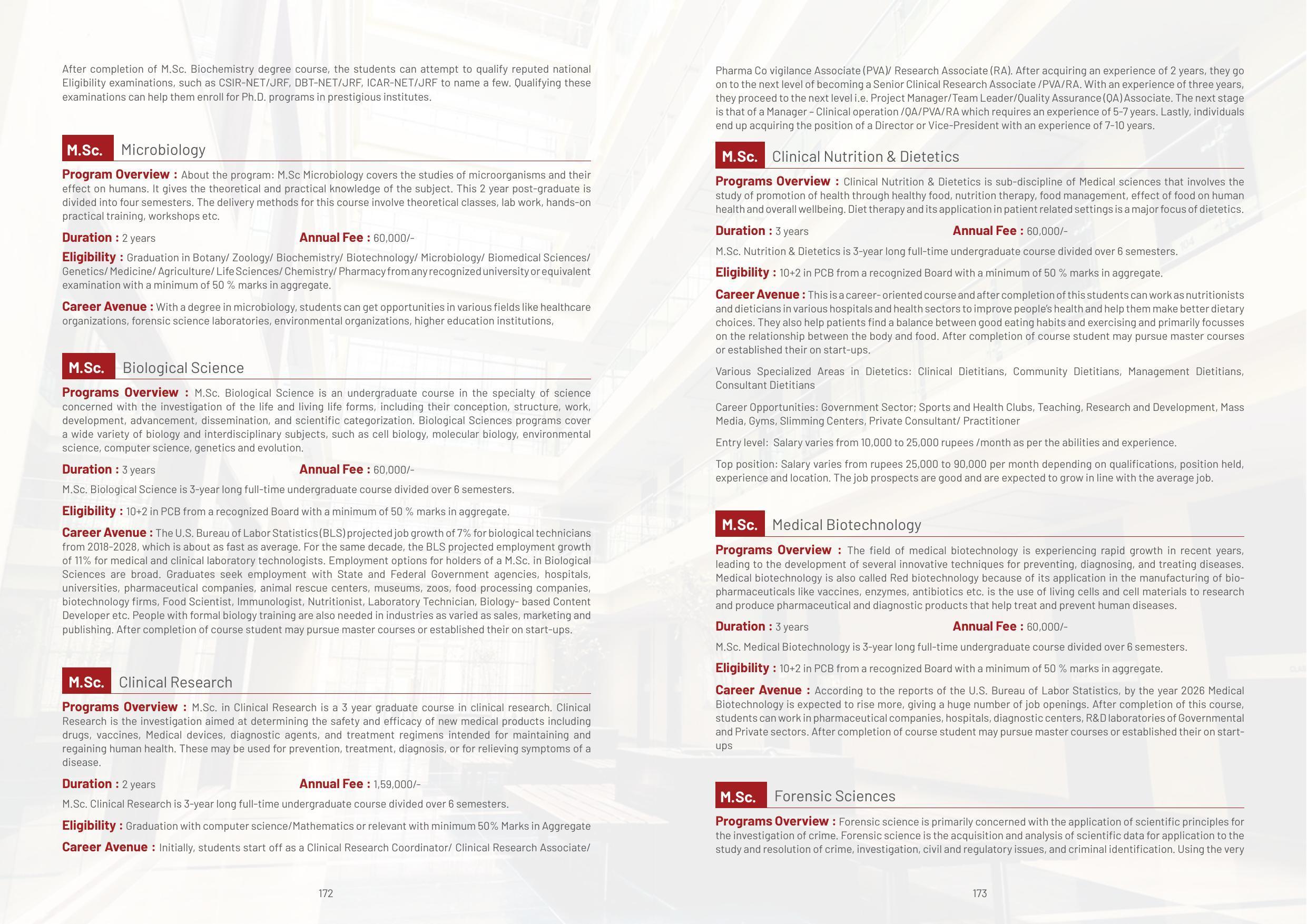 Galgotias University, Gautam Buddh Nagar Non-Engg. Prospectus 2021-22 - Page 108