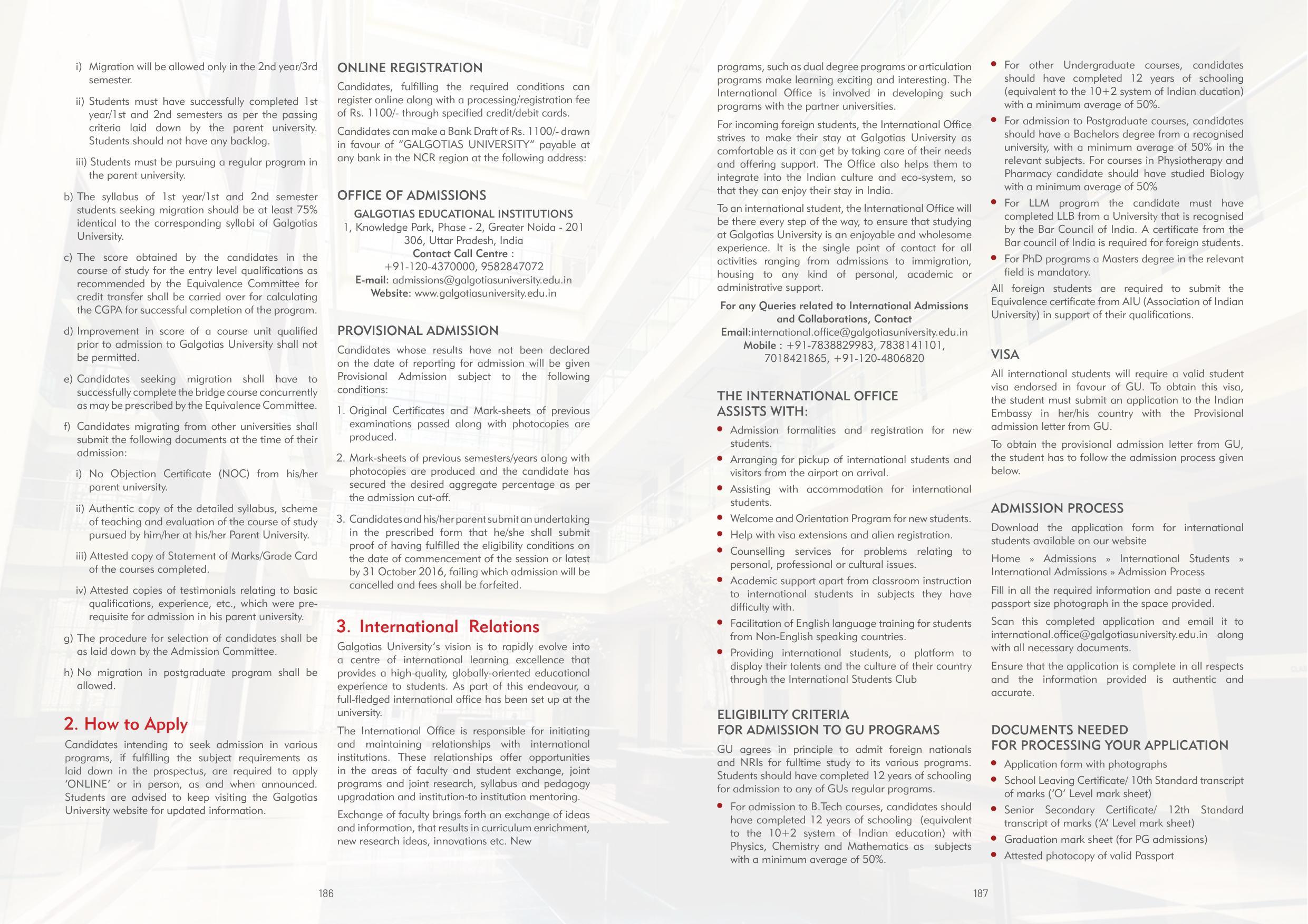 Galgotias University, Gautam Buddh Nagar Non-Engg. Prospectus 2021-22 - Page 115