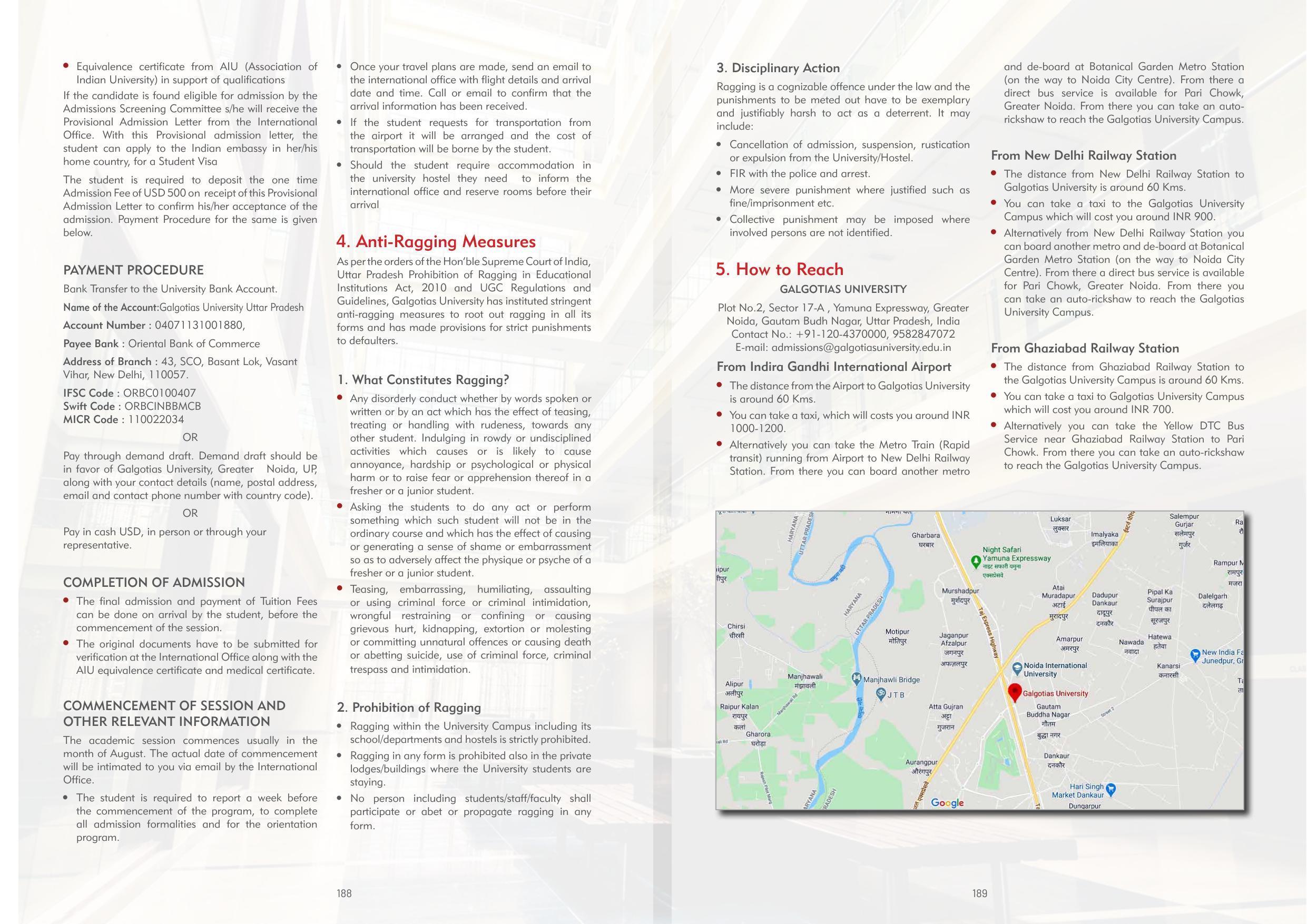 Galgotias University, Gautam Buddh Nagar Non-Engg. Prospectus 2021-22 - Page 116