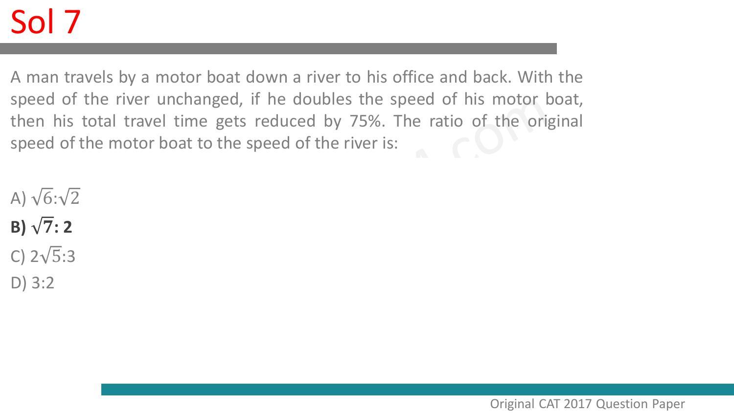 CAT 2017 CAT QA Slot 1 Answer Key - Page 8