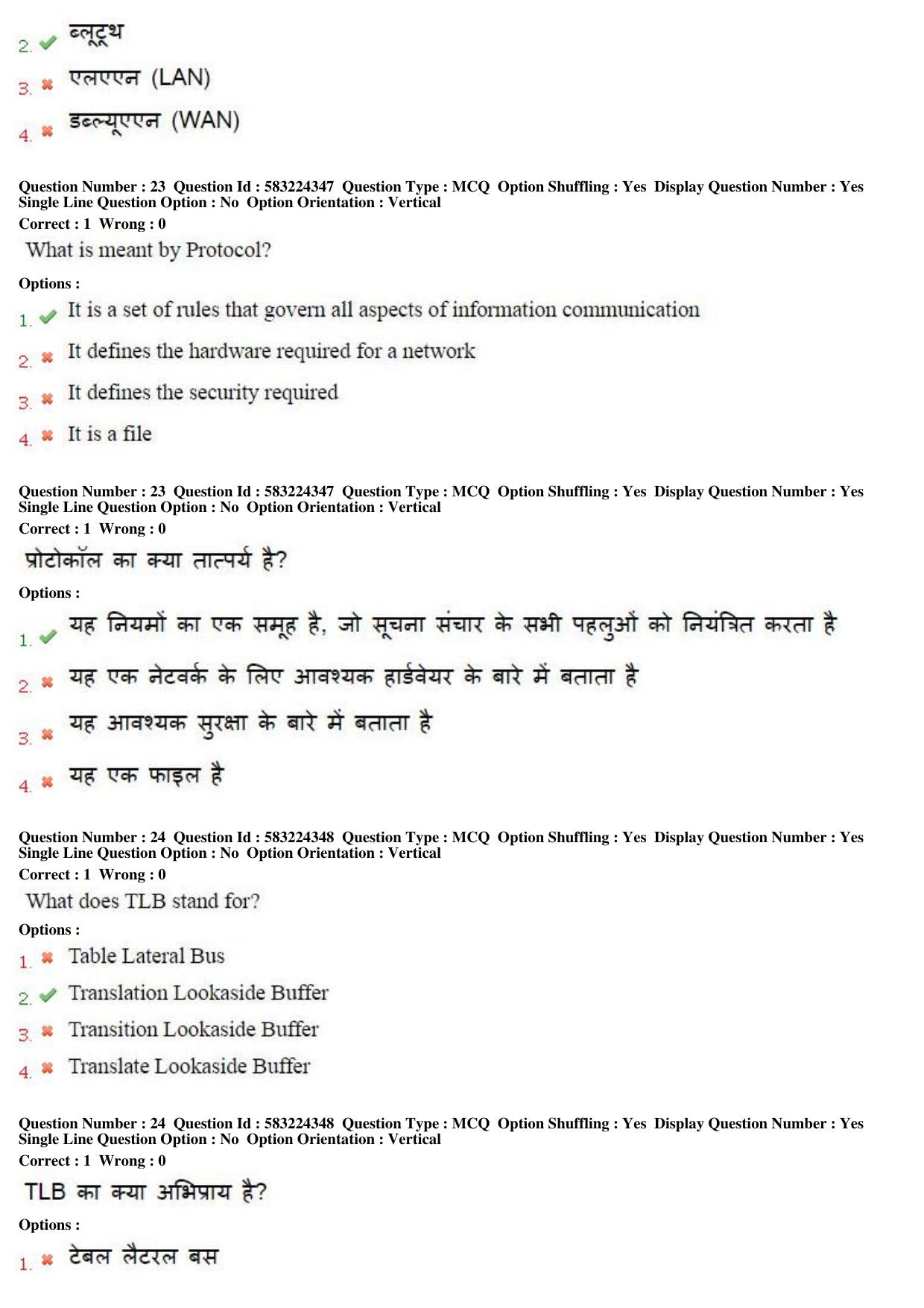 MP CPCT 31st May 2016 CPCT Question Paper Shift 1 - Page 13