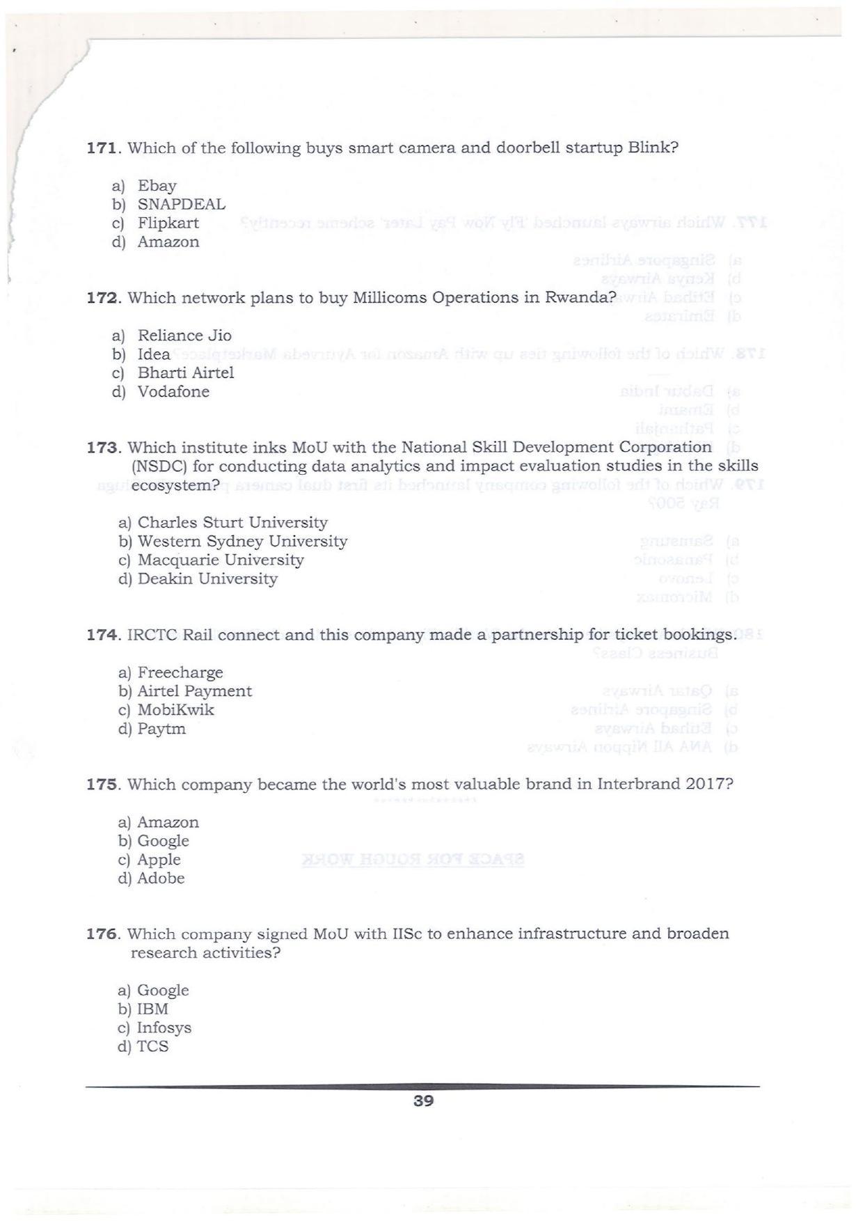 KMAT Question Papers - February 2018 - Page 38