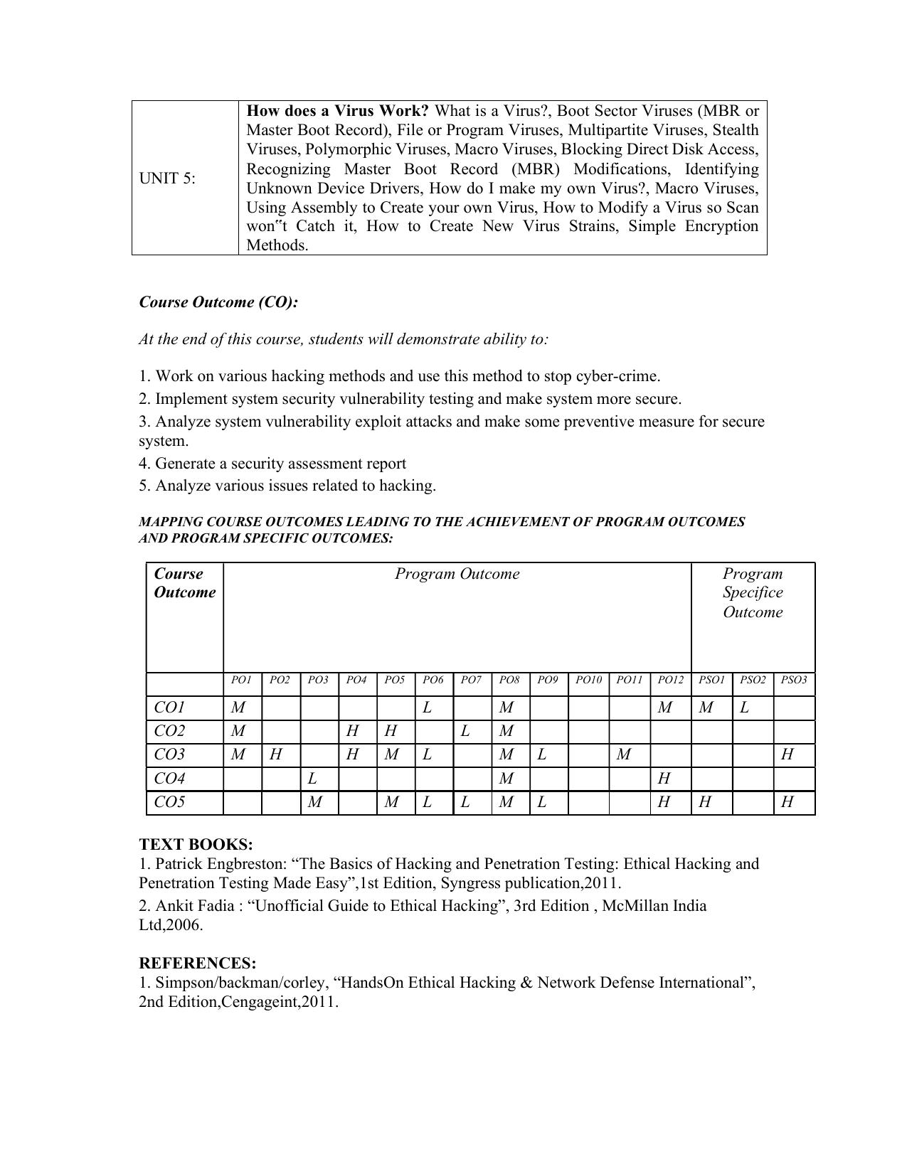 JECRC Jaipur M Tech - Computer Science and Engineering Syllabus - Page 38