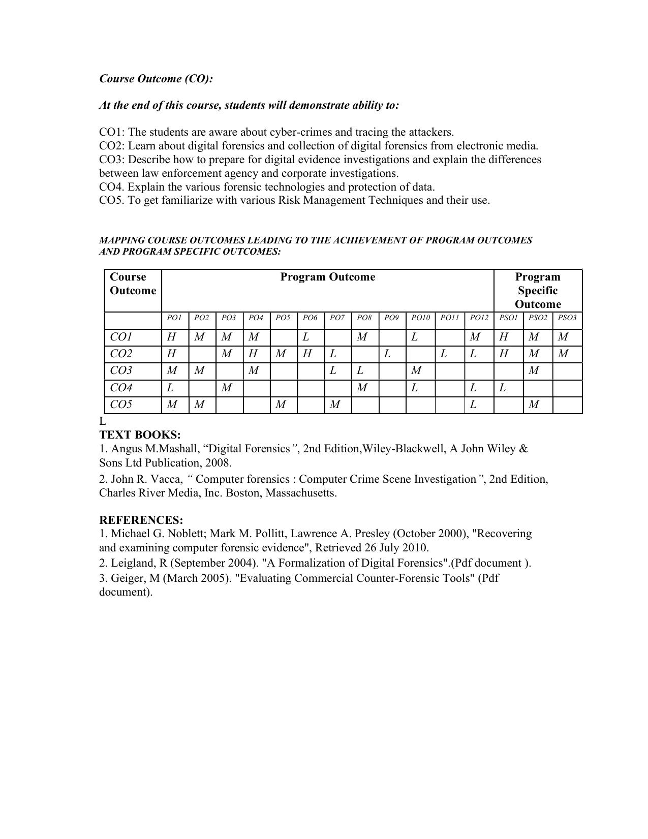 JECRC Jaipur M Tech - Computer Science and Engineering Syllabus - Page 40