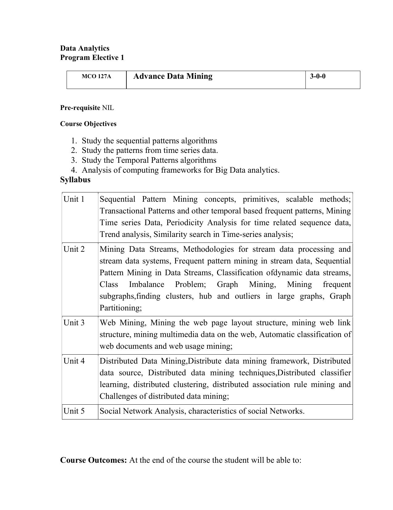 JECRC Jaipur M Tech - Computer Science and Engineering Syllabus - Page 79