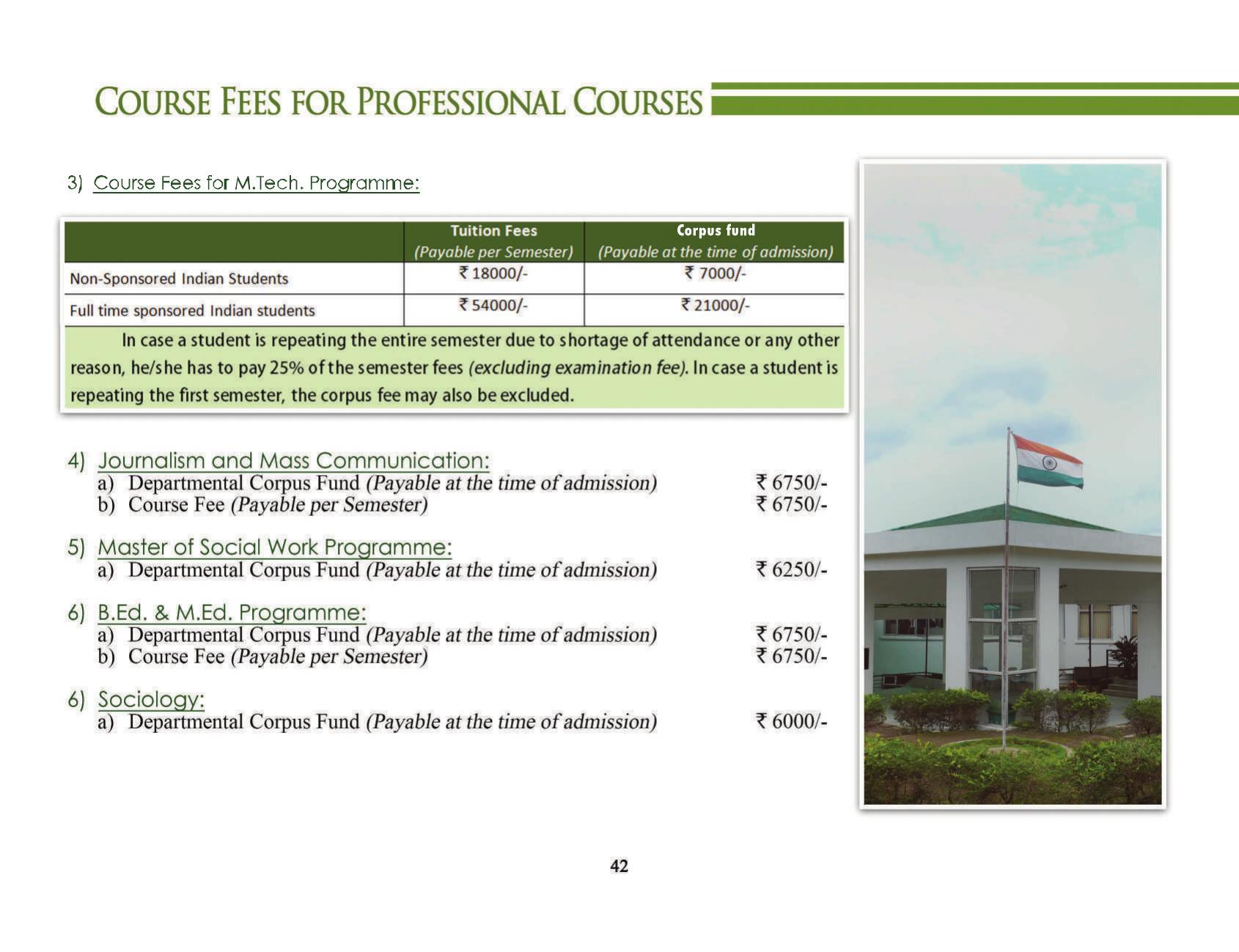 Mizoram University, Aizawl 2021-22 (Prospectus) - Page 44