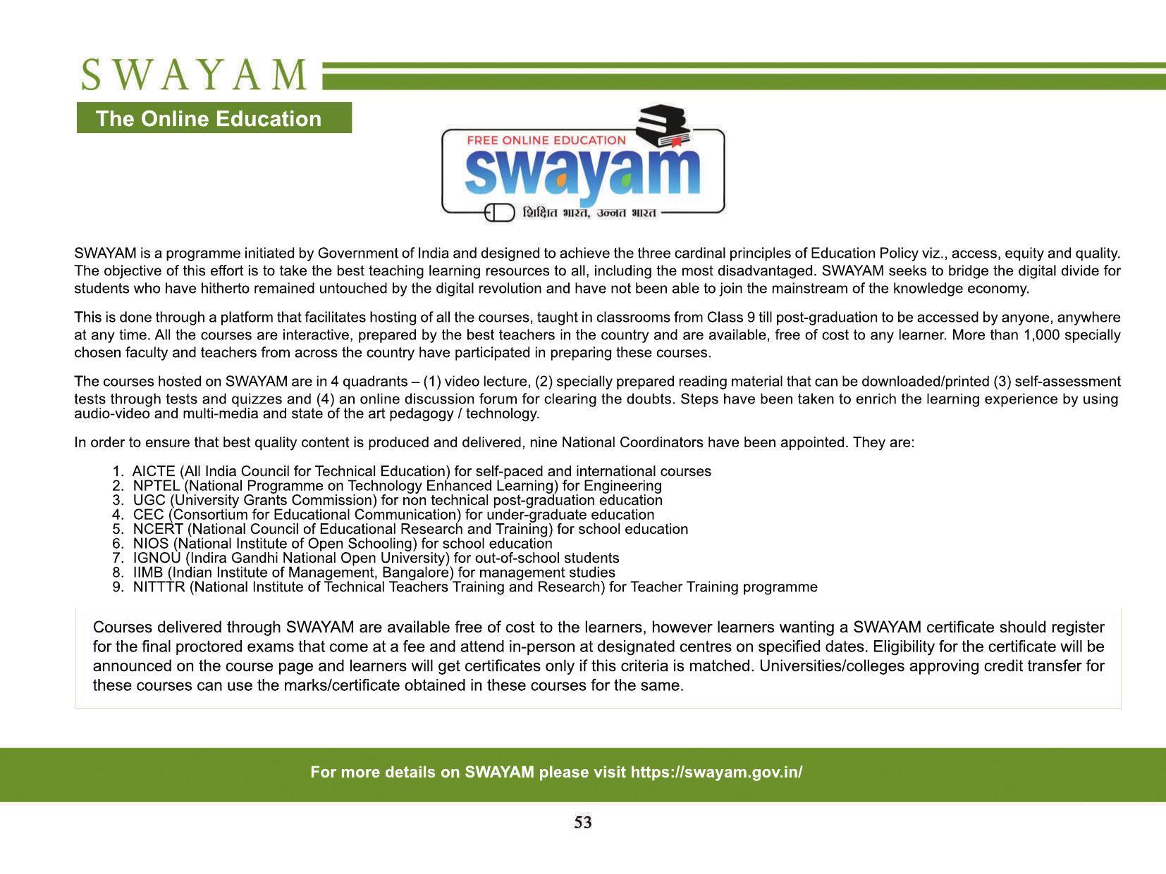 Mizoram University, Aizawl 2021-22 (Prospectus) - Page 55