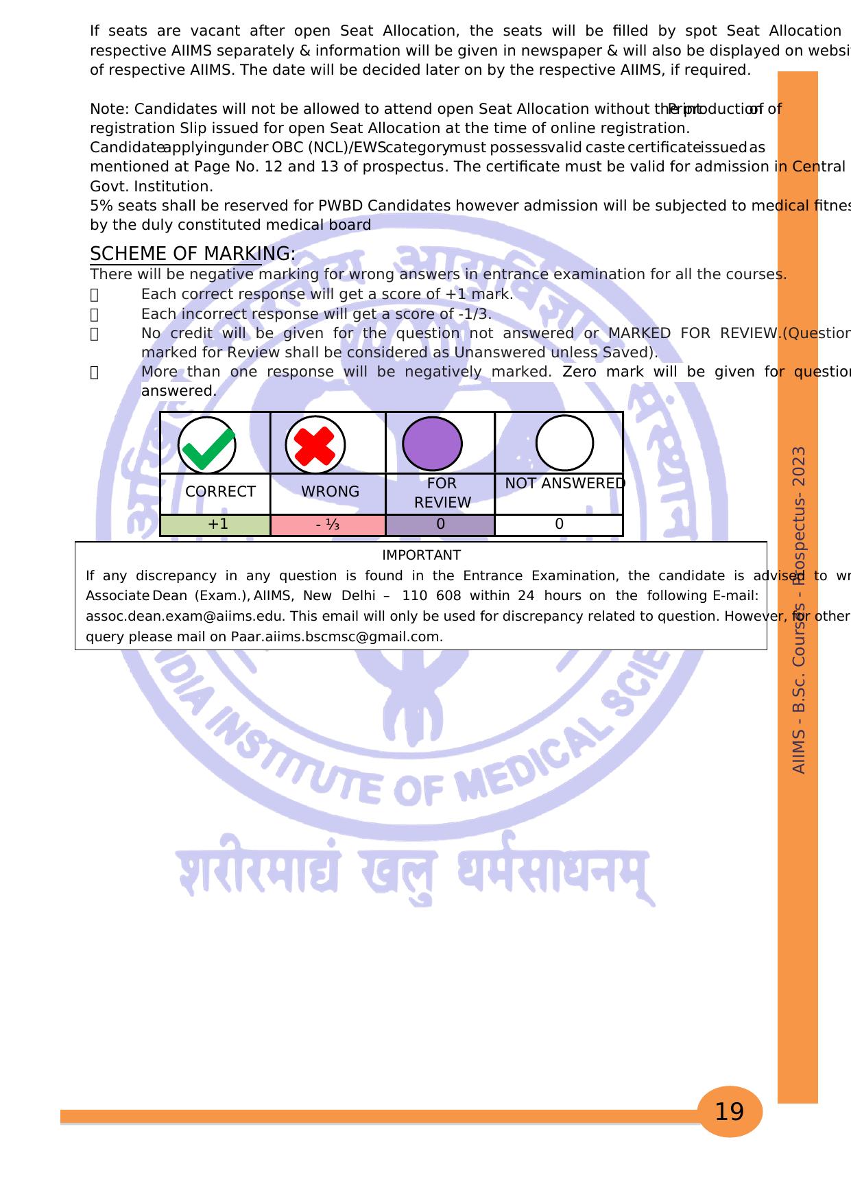 AIIMS B.Sc Nursing Syllabus - Page 4