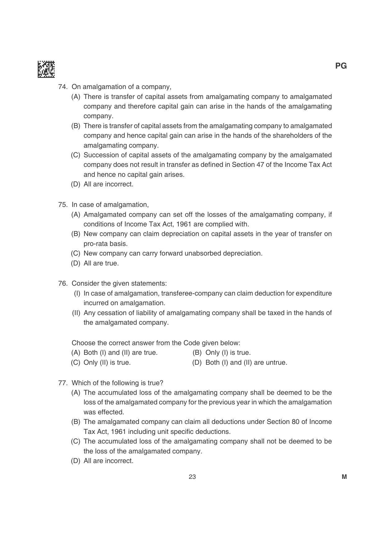 CLAT 2022 PG Question Papers - Page 23