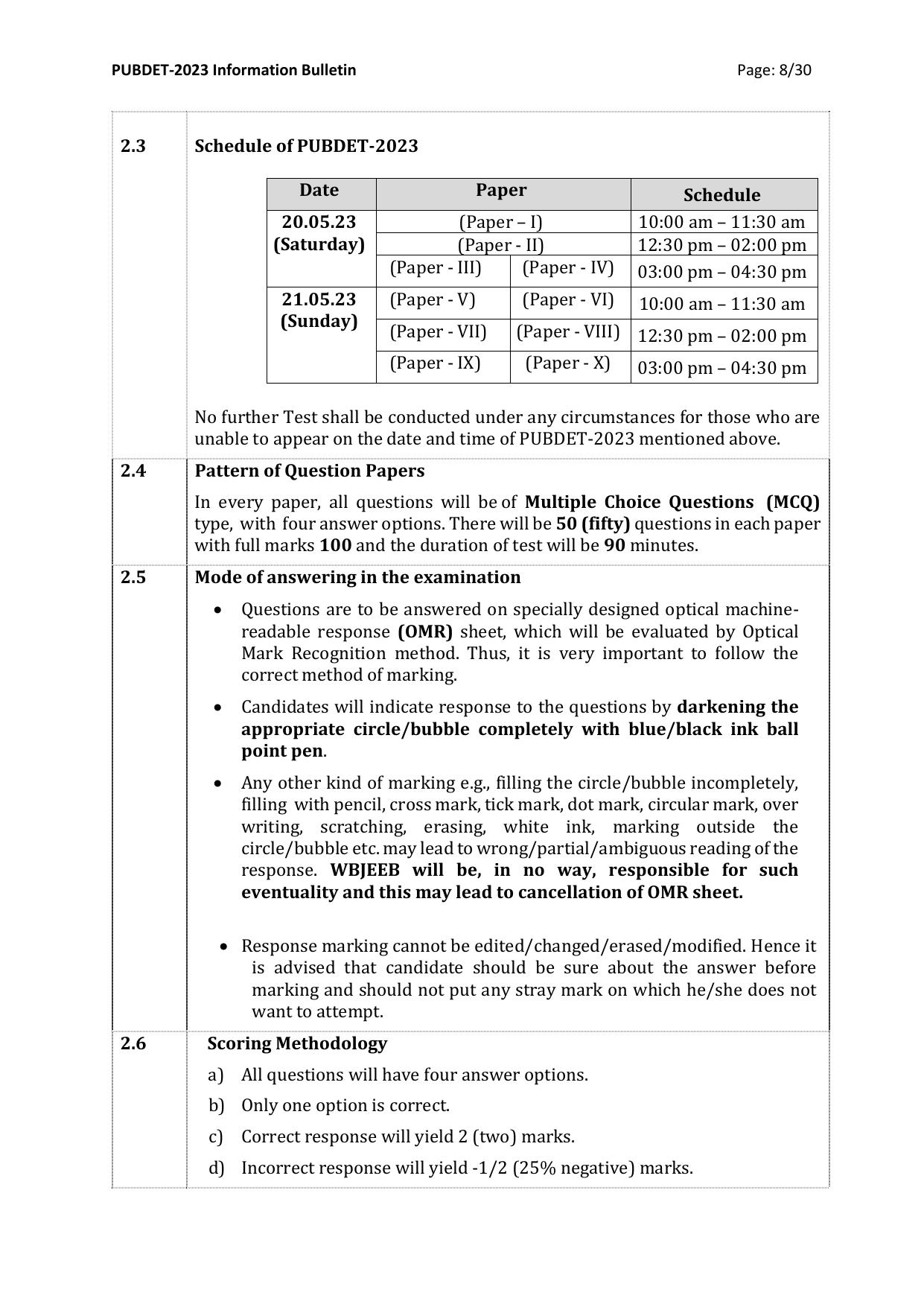 PU BDET Exam - Page 8