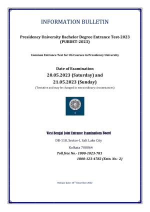 PU BDET Exam