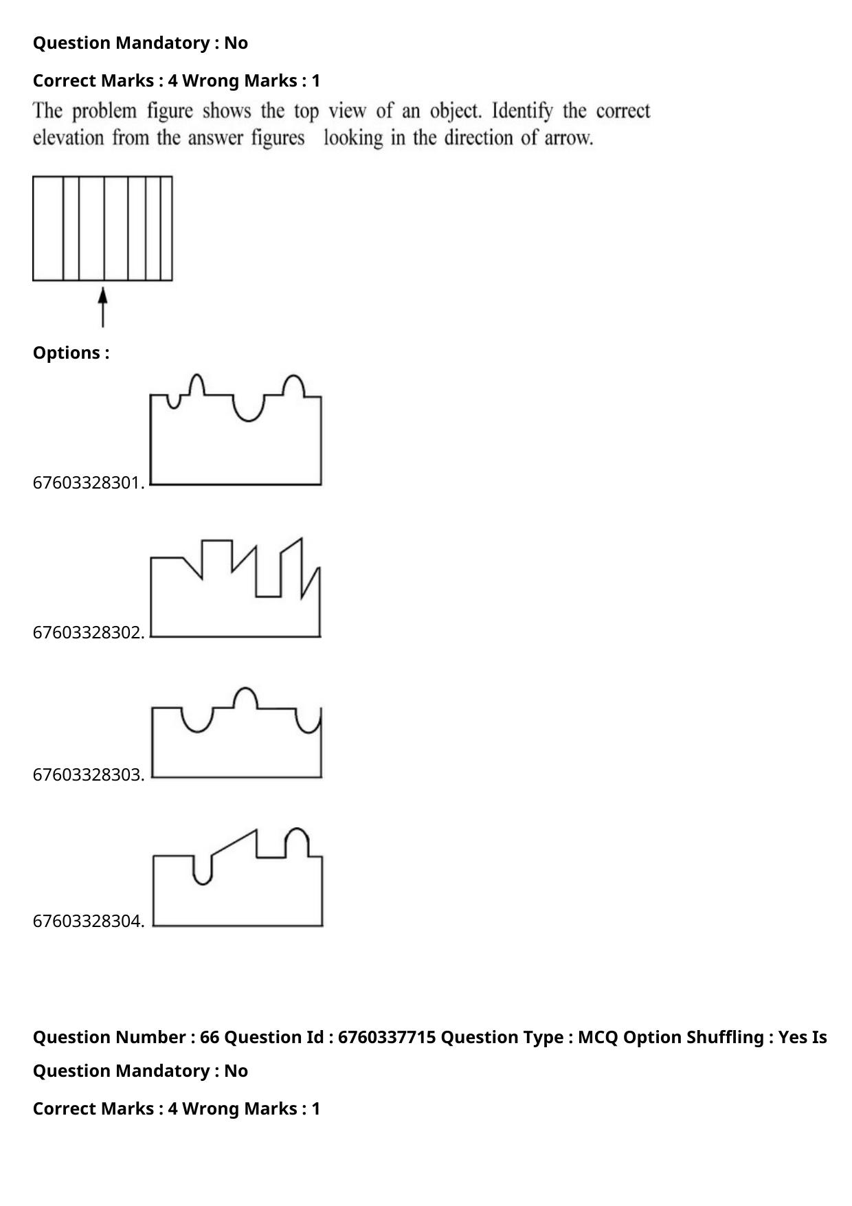 JEE Mains 2021: B.Arch English (Shift 2) 09-09-2021 Question Paper - Page 131