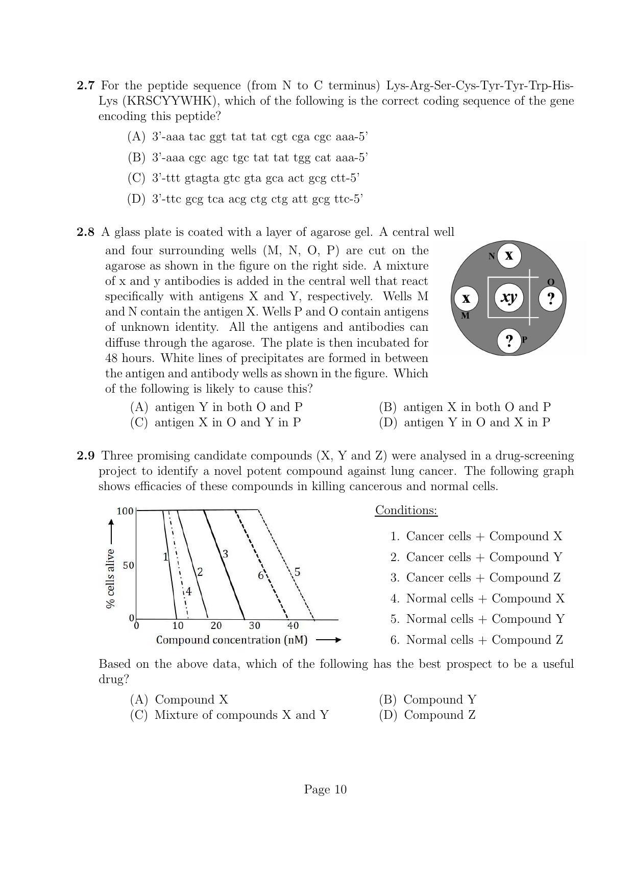 LPU NEST Question Paper 2016 SET A - Page 9