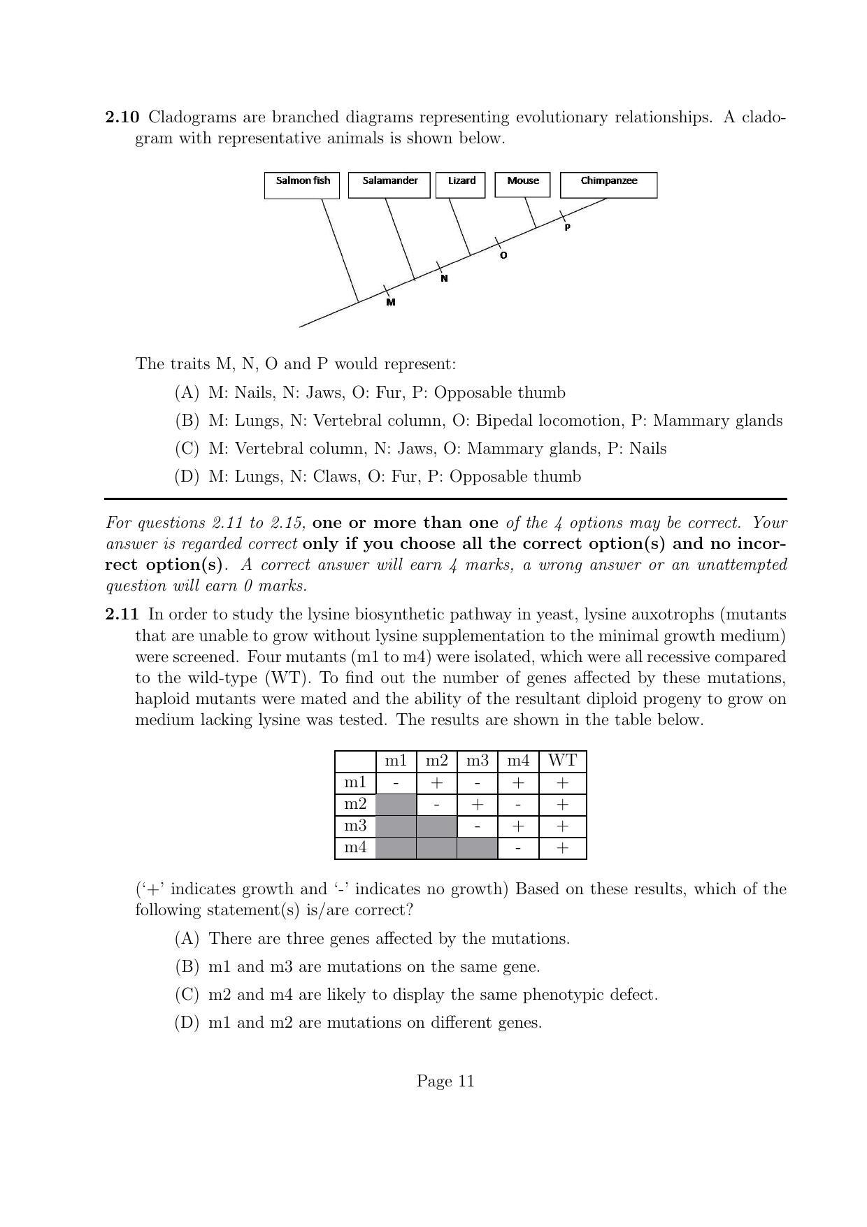 LPU NEST Question Paper 2016 SET A - Page 10