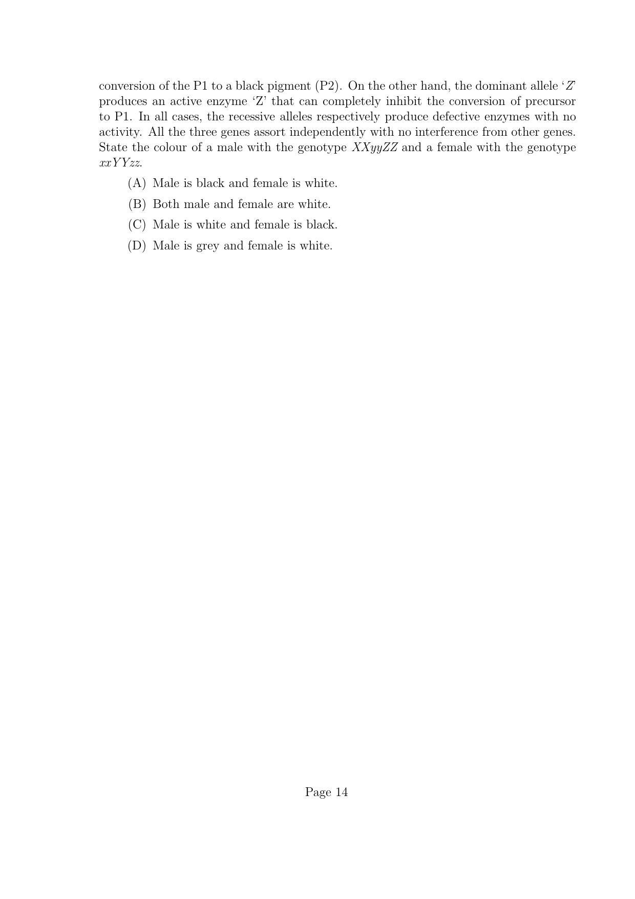 LPU NEST Question Paper 2016 SET A - Page 13