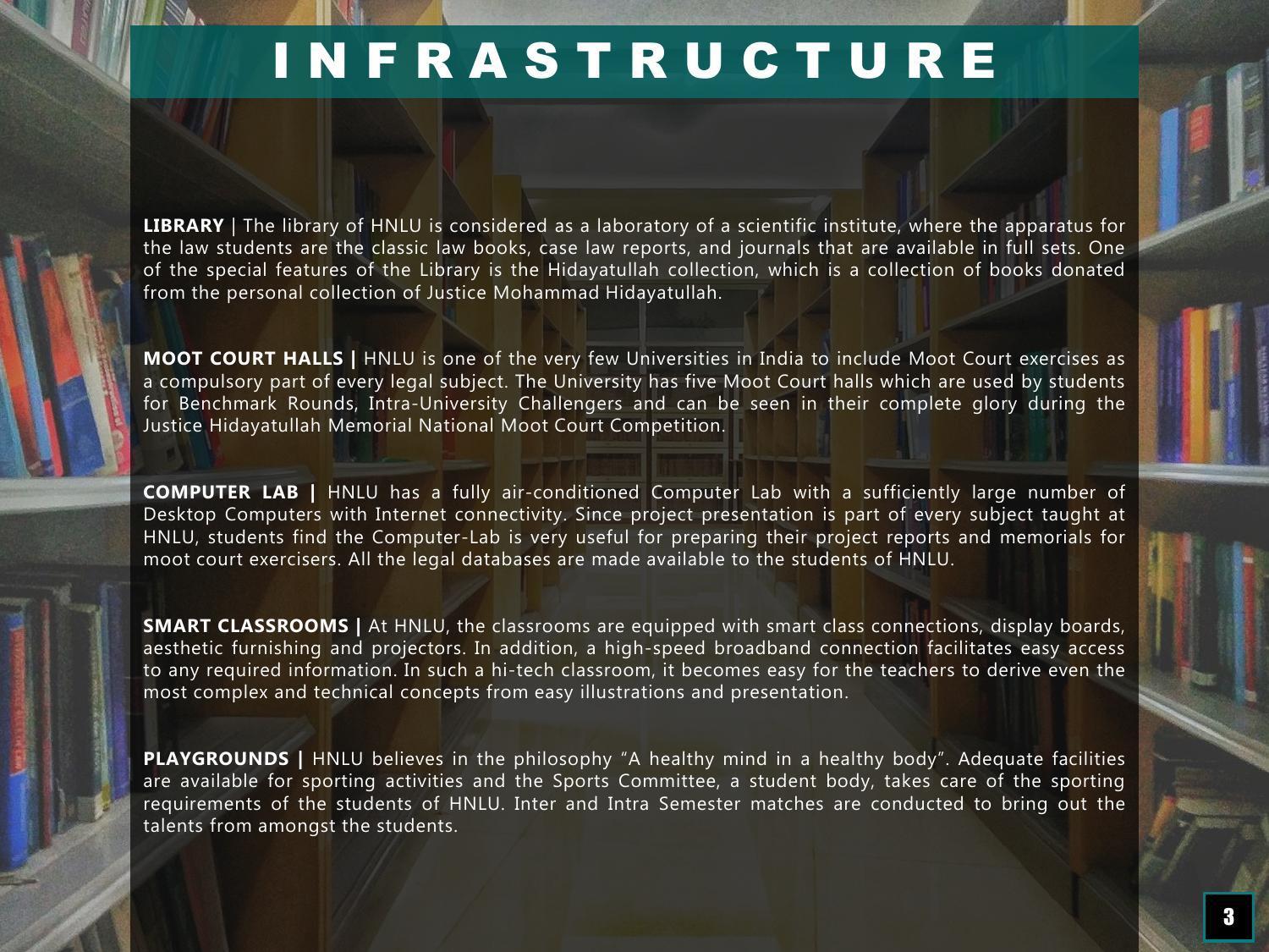 Hidayatullah National Law University - Recruitment Brochure 2022 - Page 5