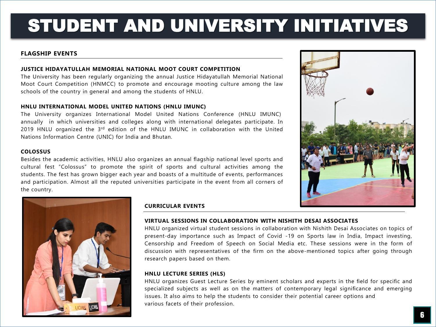 Hidayatullah National Law University - Recruitment Brochure 2022 - Page 8