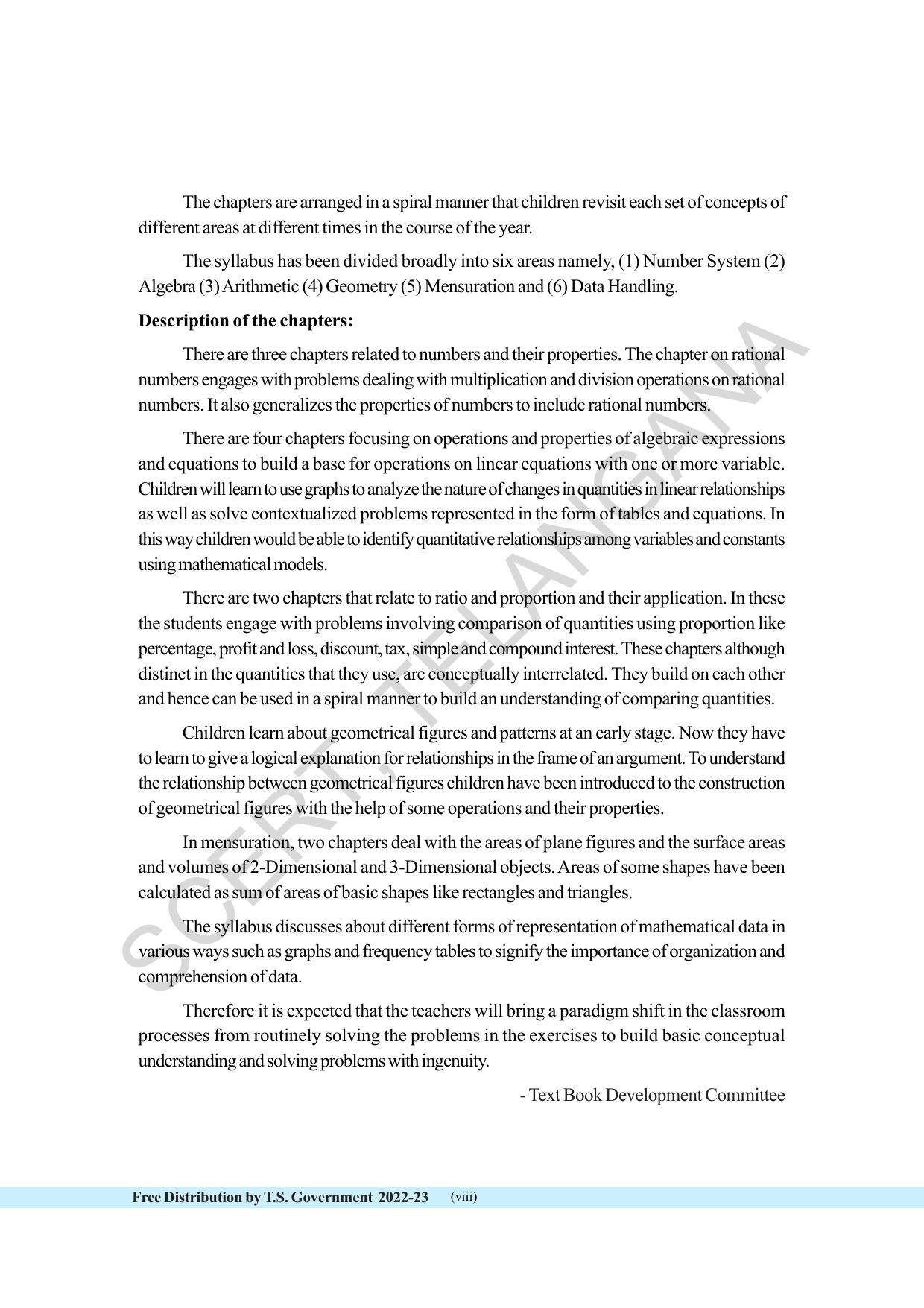 TS SCERT Class 8 Maths Path 1 (Telugu Medium) Text Book - Page 10
