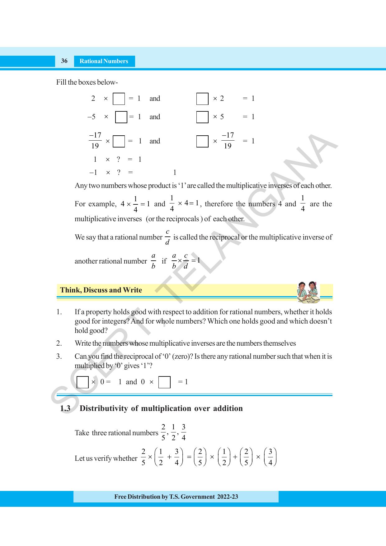 TS SCERT Class 8 Maths Path 1 (Telugu Medium) Text Book - Page 54