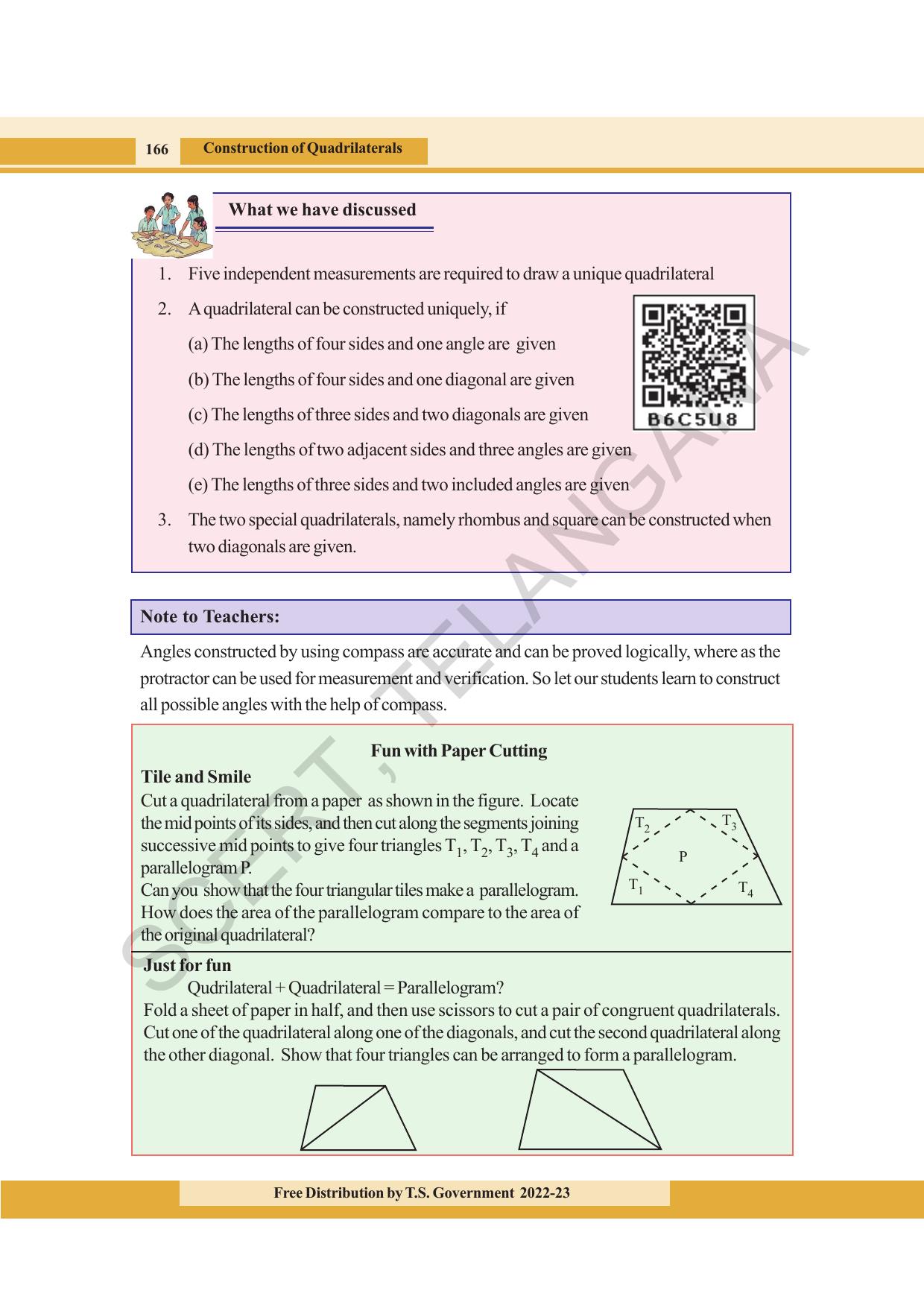 TS SCERT Class 8 Maths Path 1 (Telugu Medium) Text Book - Page 117