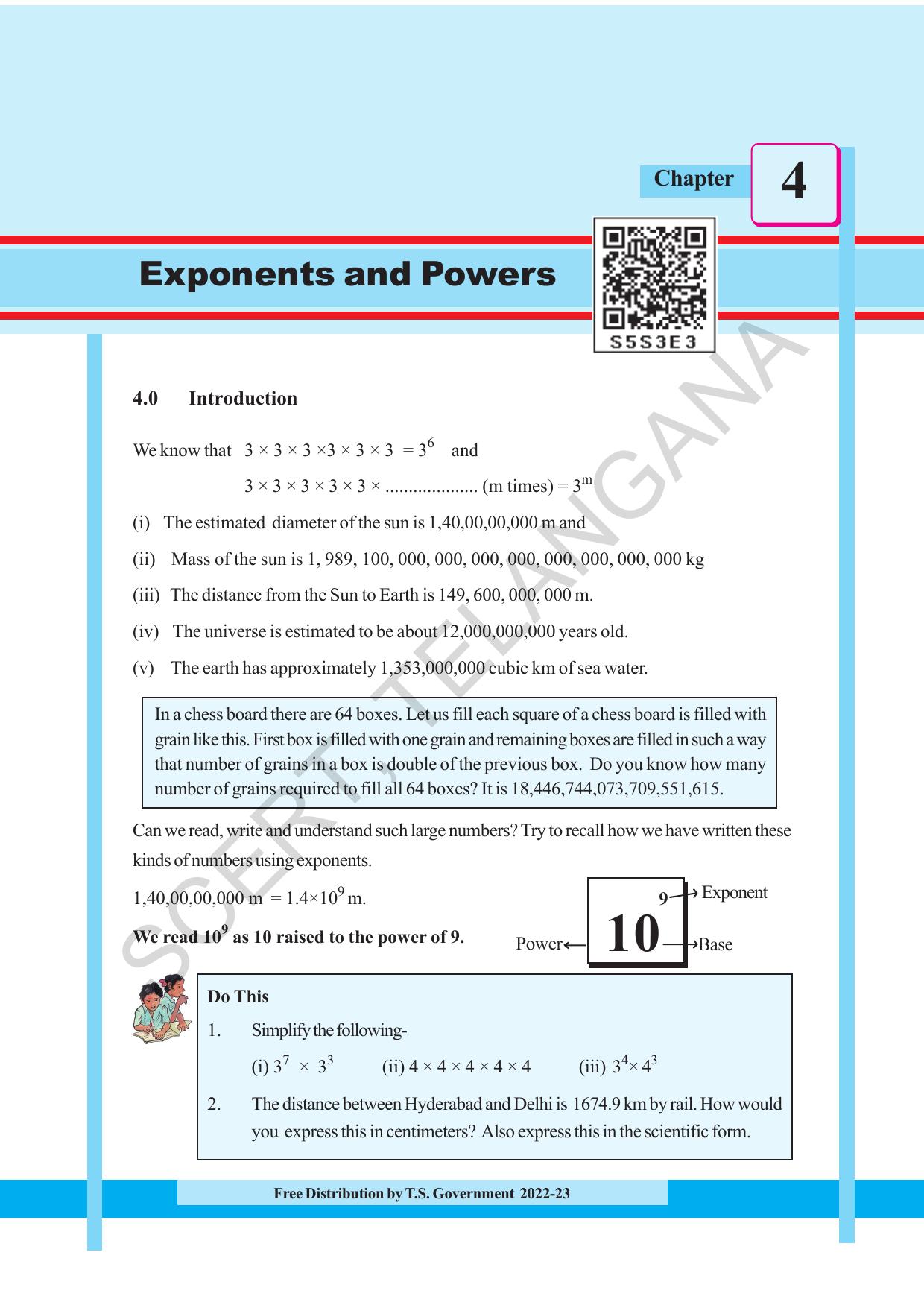 TS SCERT Class 8 Maths Path 1 (Telugu Medium) Text Book - Page 119
