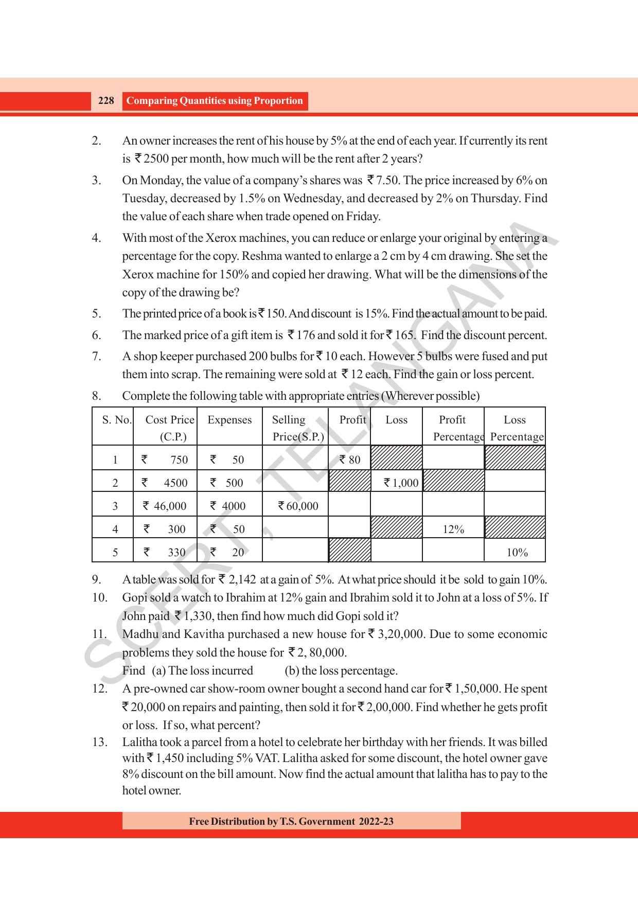 TS SCERT Class 8 Maths Path 1 (Telugu Medium) Text Book - Page 179