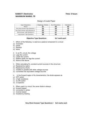 JKBOSE Class 11 Electronics Model Question Paper 2023