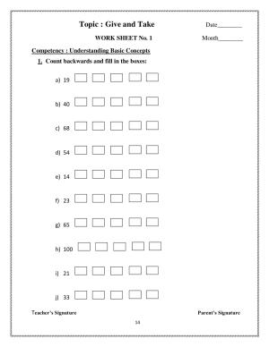 Worksheet for Class 3 Mathematics Assignment 33