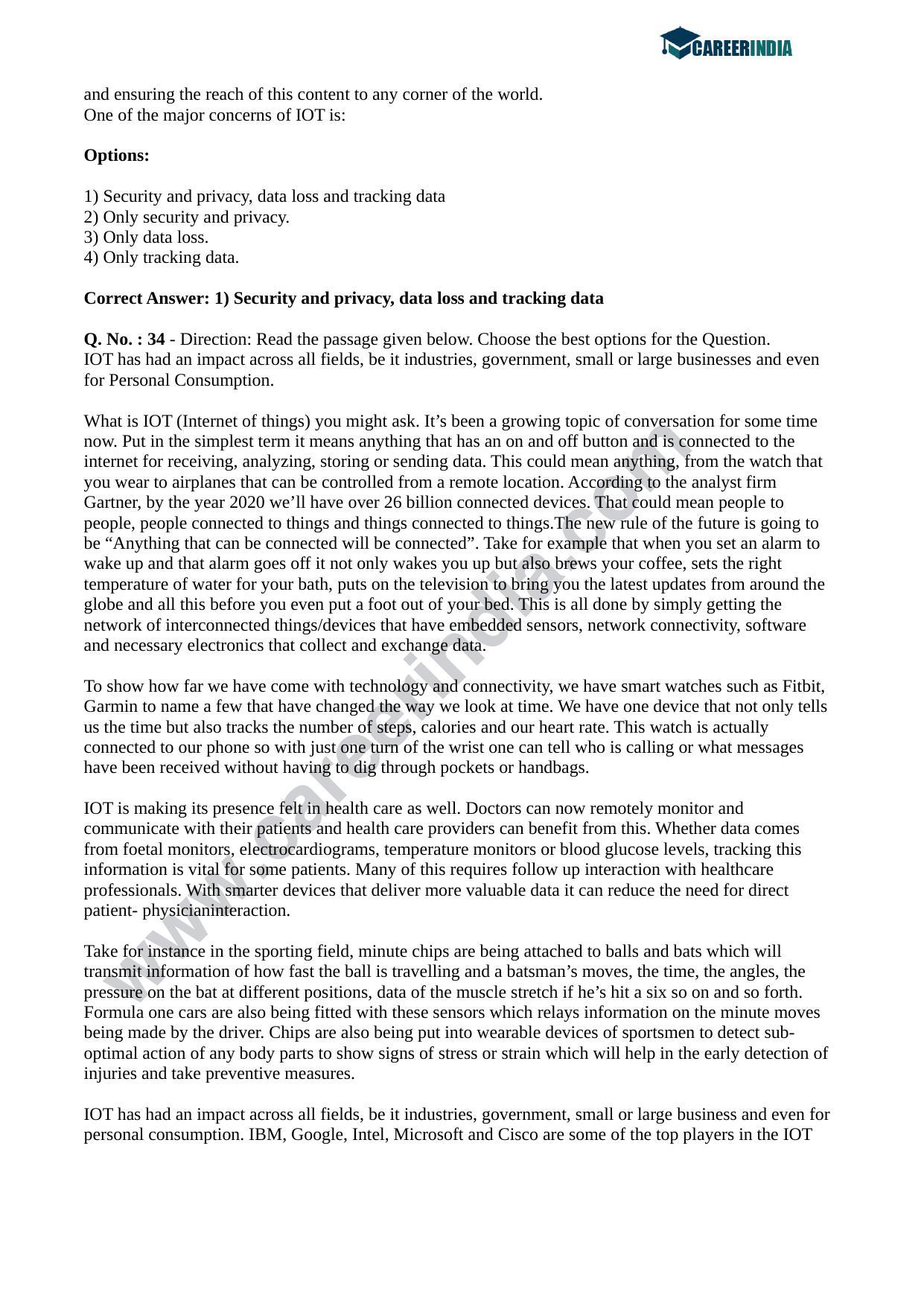 CLAT 2018 UG Question Paper - Page 19