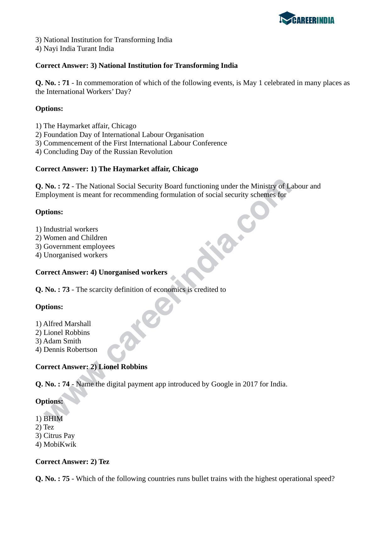 CLAT 2018 UG Question Paper - Page 32