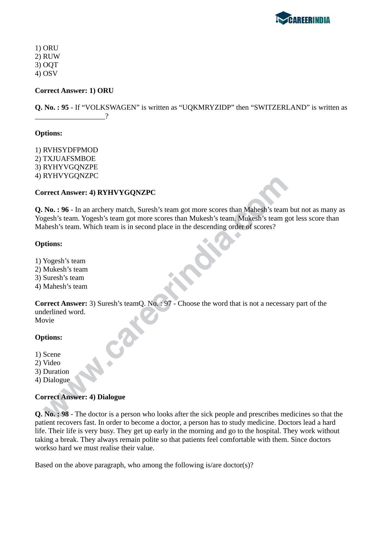 CLAT 2018 UG Question Paper - Page 37