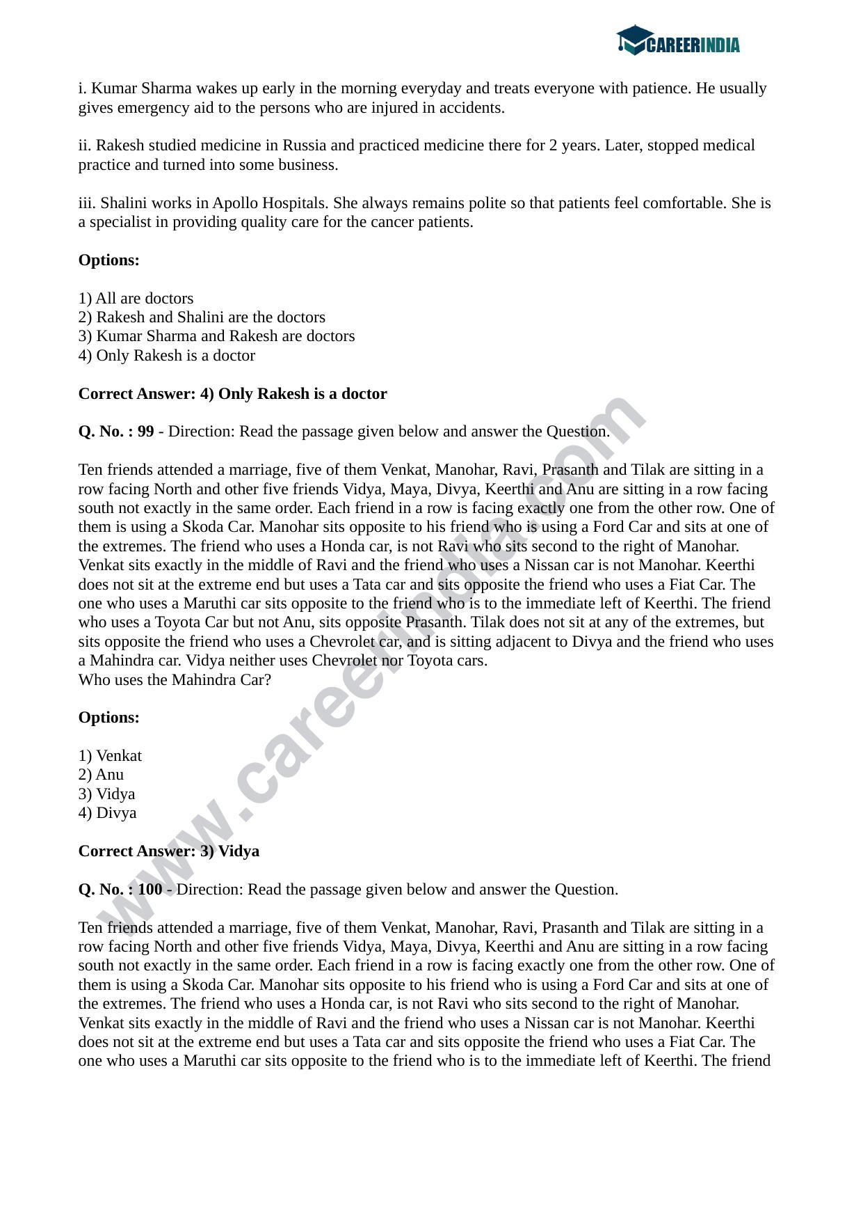 CLAT 2018 UG Question Paper - Page 38