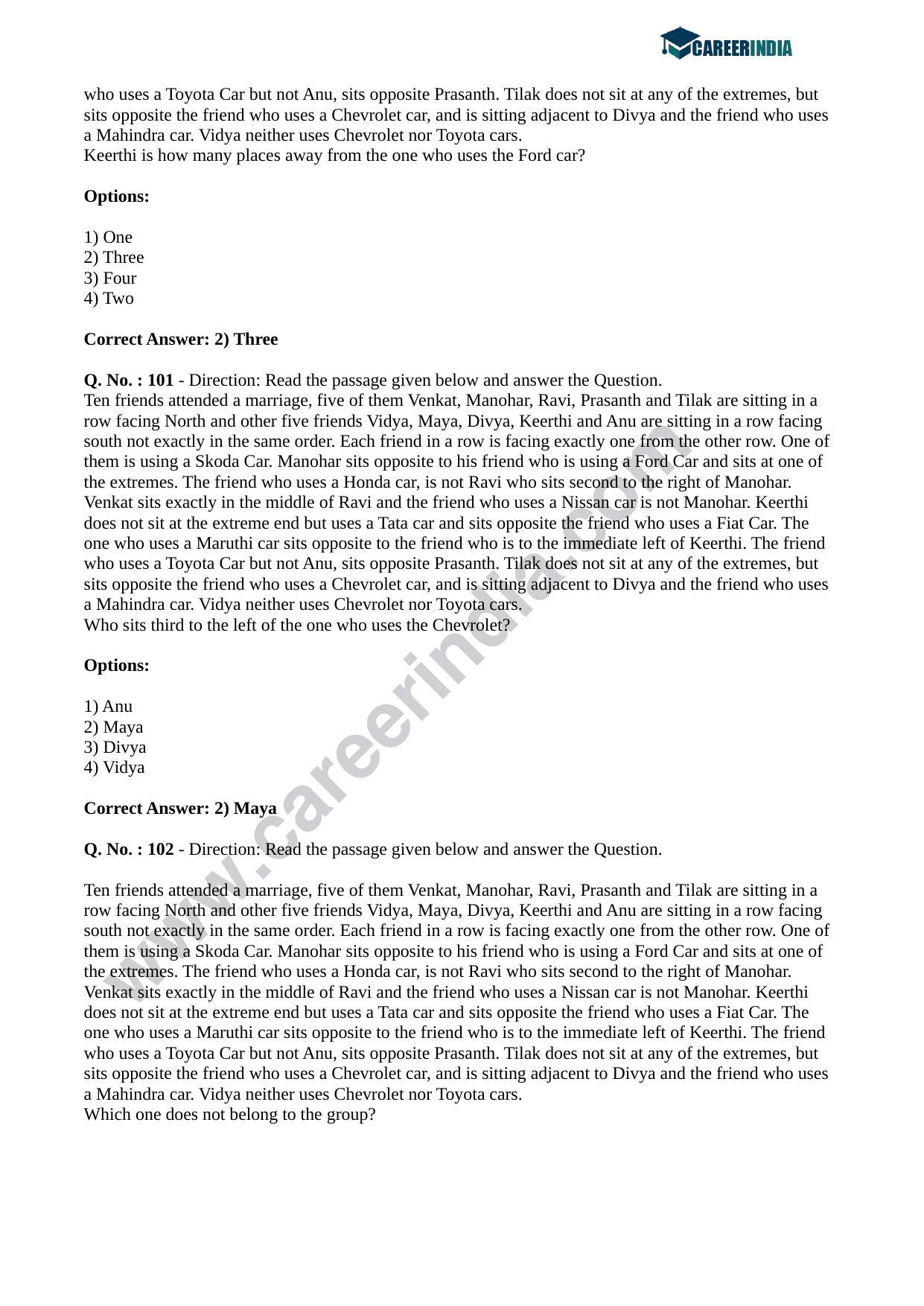 CLAT 2018 UG Question Paper - Page 39