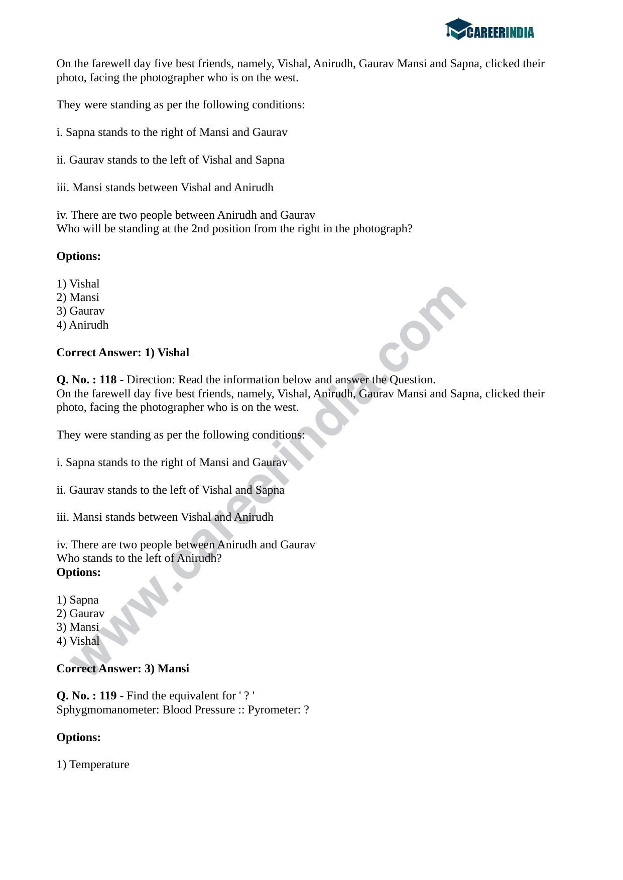 CLAT 2018 UG Question Paper - Page 45