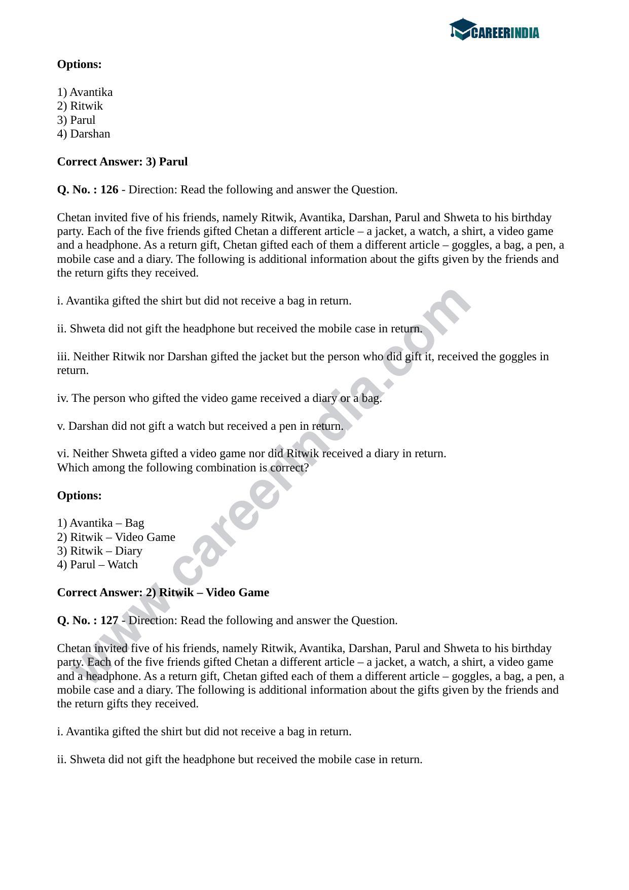 CLAT 2018 UG Question Paper - Page 48