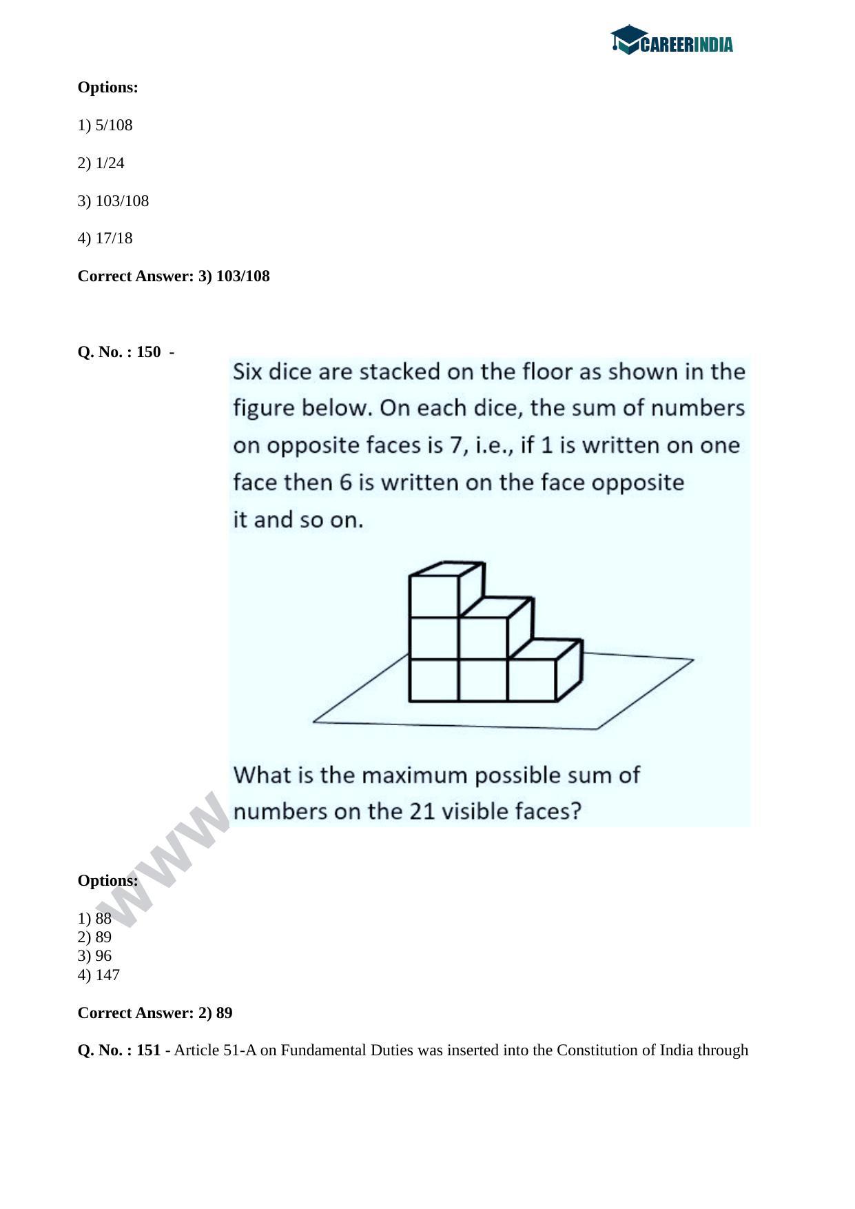 CLAT 2018 UG Question Paper - Page 55