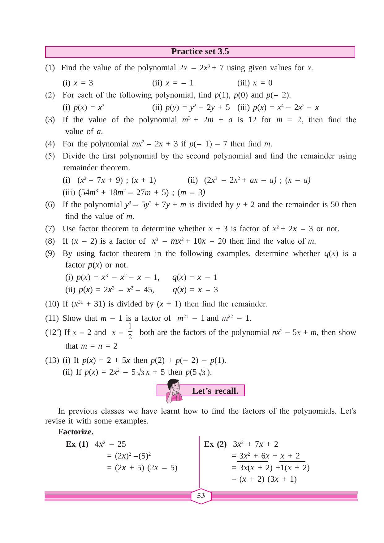 Maharashtra Board Class 9 Maths (Part 1) Textbook - Page 63