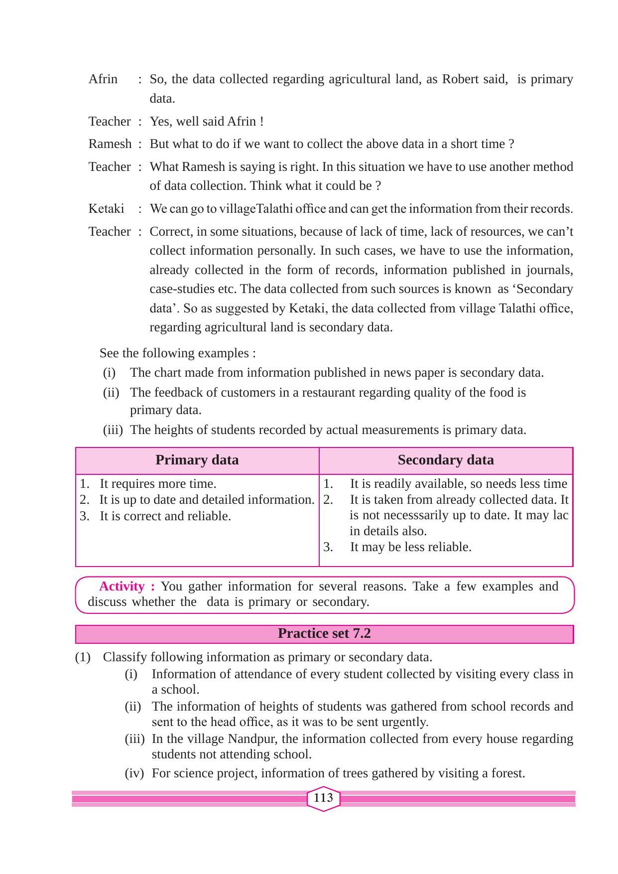 Maharashtra Board Class 9 Maths (Part 1) Textbook - Page 123