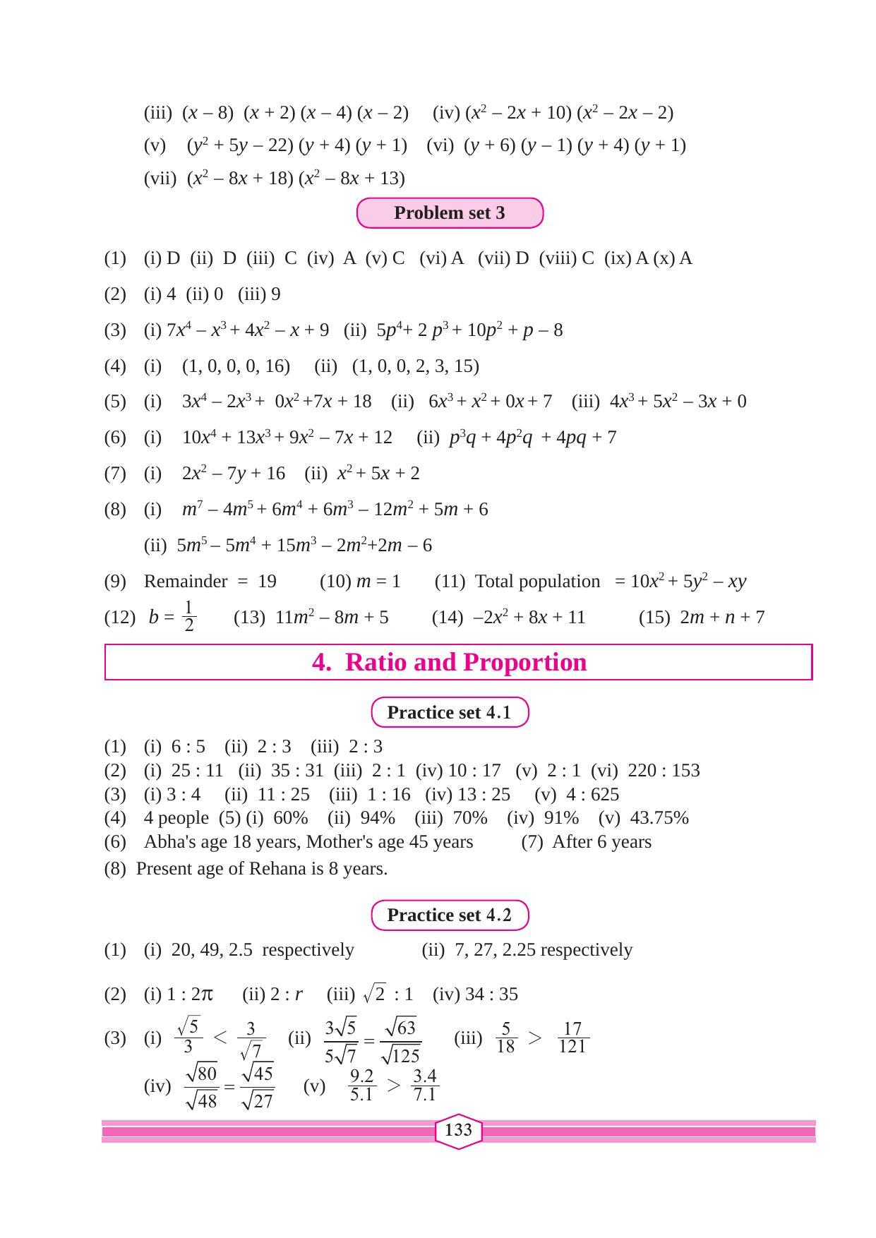 Maharashtra Board Class 9 Maths (Part 1) Textbook - Page 143