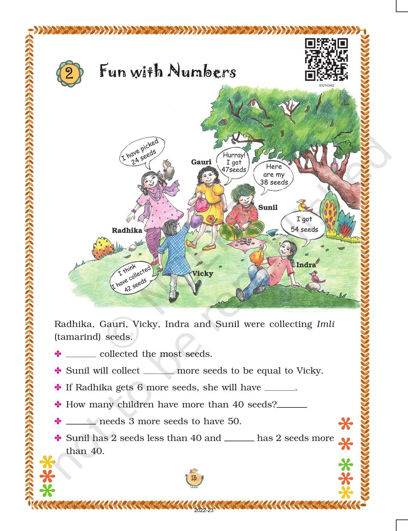 NCERT Book for Class 3 Maths Chapter 2-Fun with Numbers - Page 1