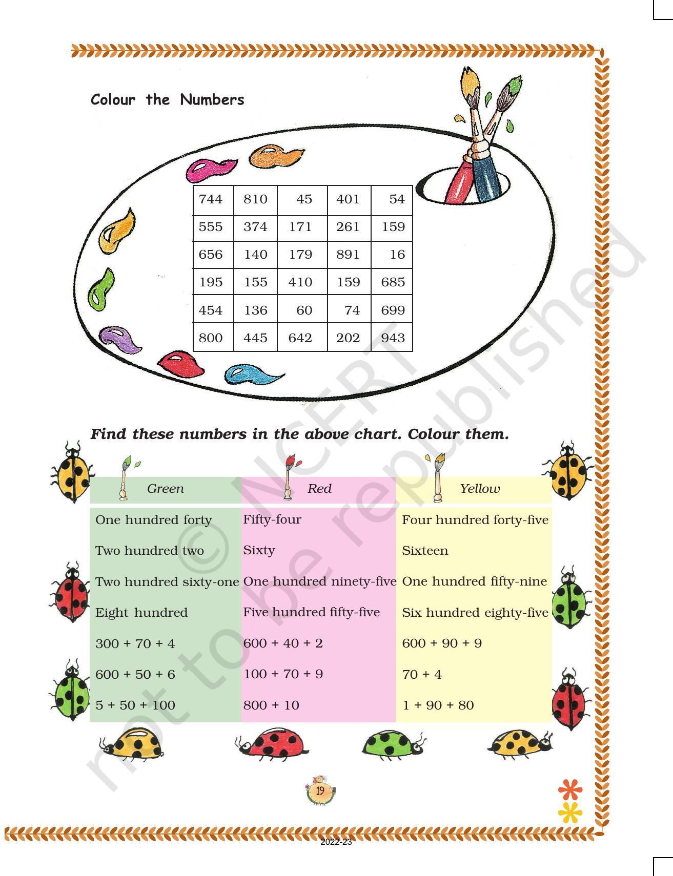 NCERT Book for Class 3 Maths Chapter 2-Fun with Numbers - Page 7