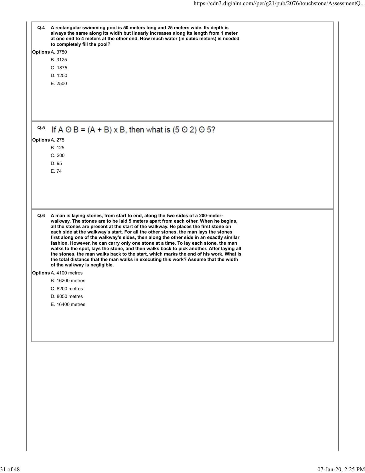 XAT 2020 Question Paper - Page 31