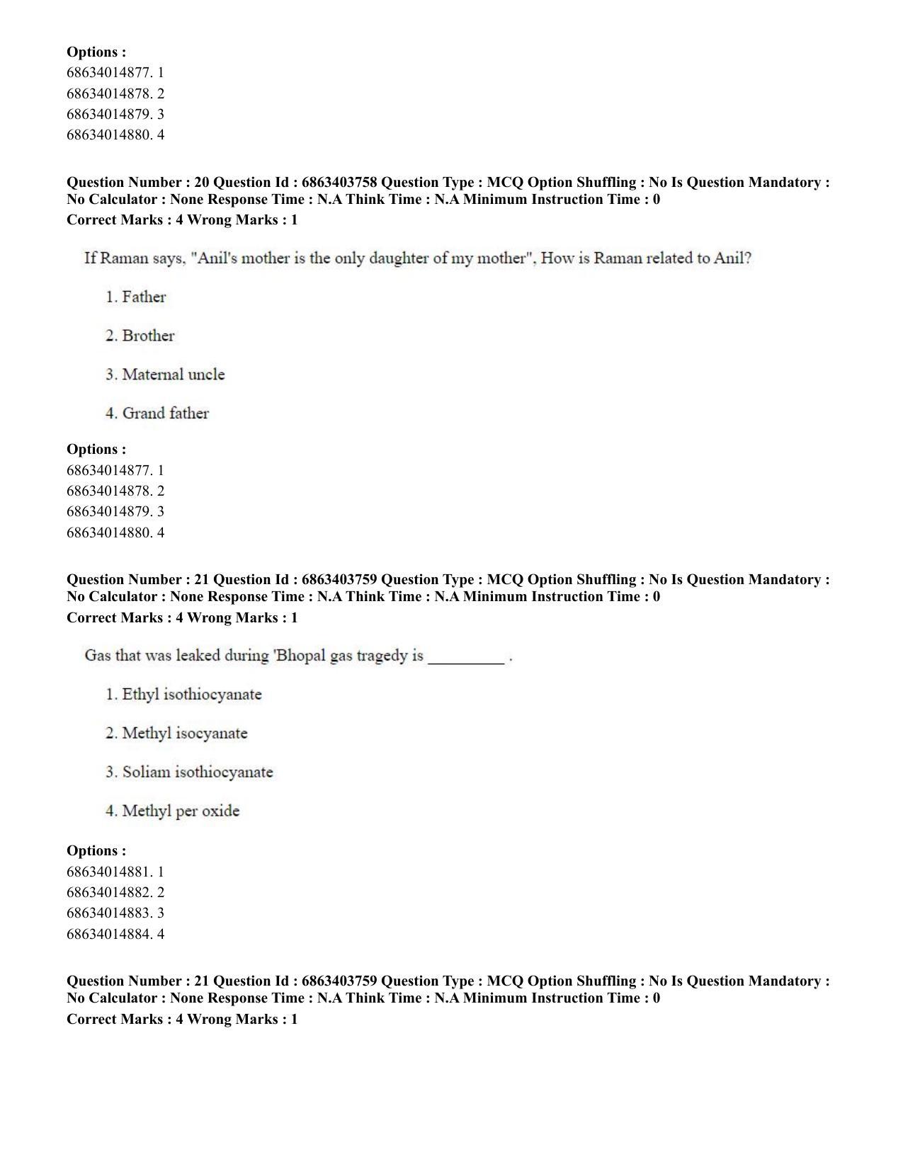 CUET PG 2023: COQP19 – Public Health (Eng.) - Shift 2 (5-06-2023) Question Paper - Page 23