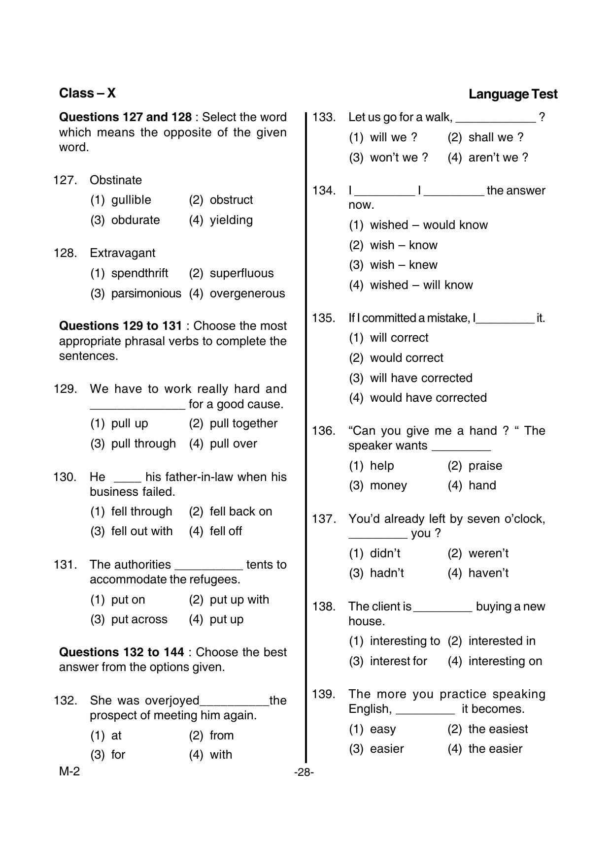 MAT 2015 Class 8 Kerala NMMS Question Papers - Page 30